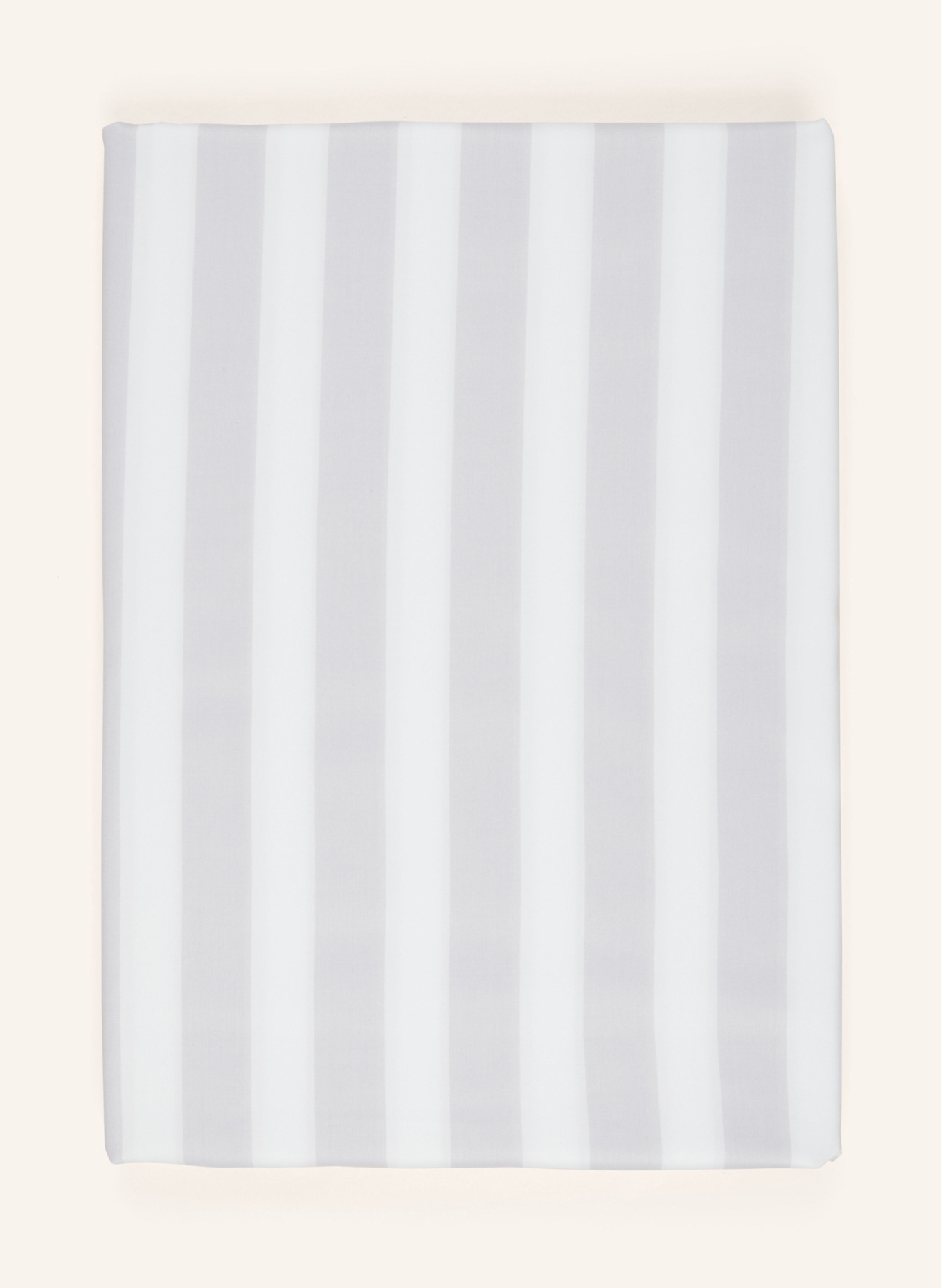 Christian Fischbacher Bettwäsche SATIN CALMA: WEISS / HELLGRAU