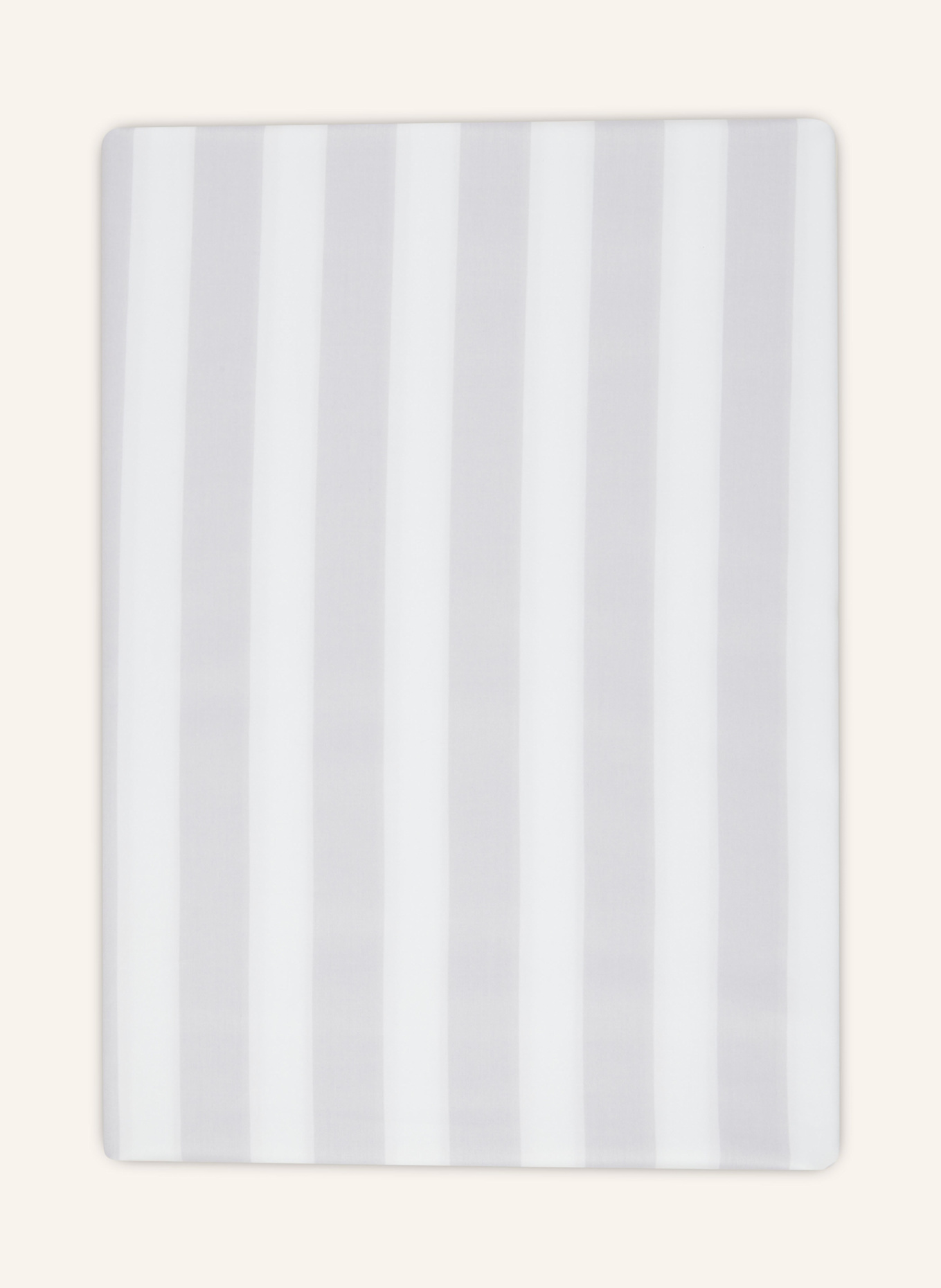 Christian Fischbacher Bettwäsche SATIN CALMA: WEISS / HELLGRAU