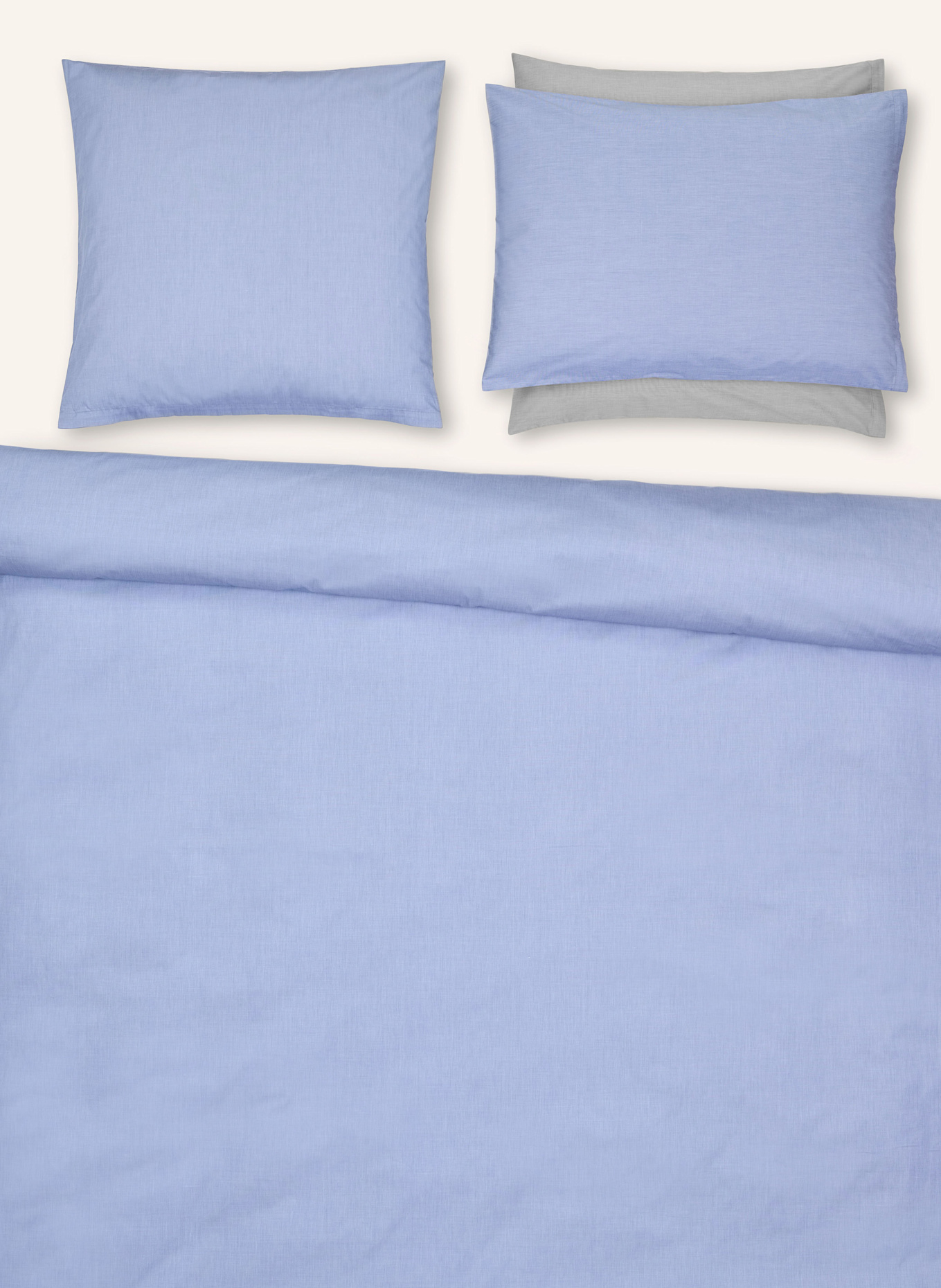 Christian Fischbacher Bettwäsche FIL À FIL: HELLBLAU