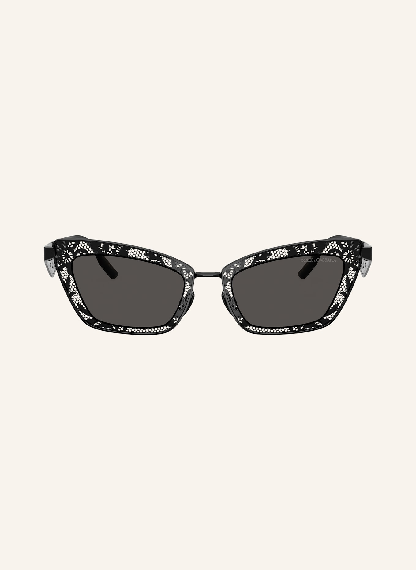 DOLCE & GABBANA Sonnenbrille DG2311: 01/87 - SCHWARZ/ DUNKELGRAU