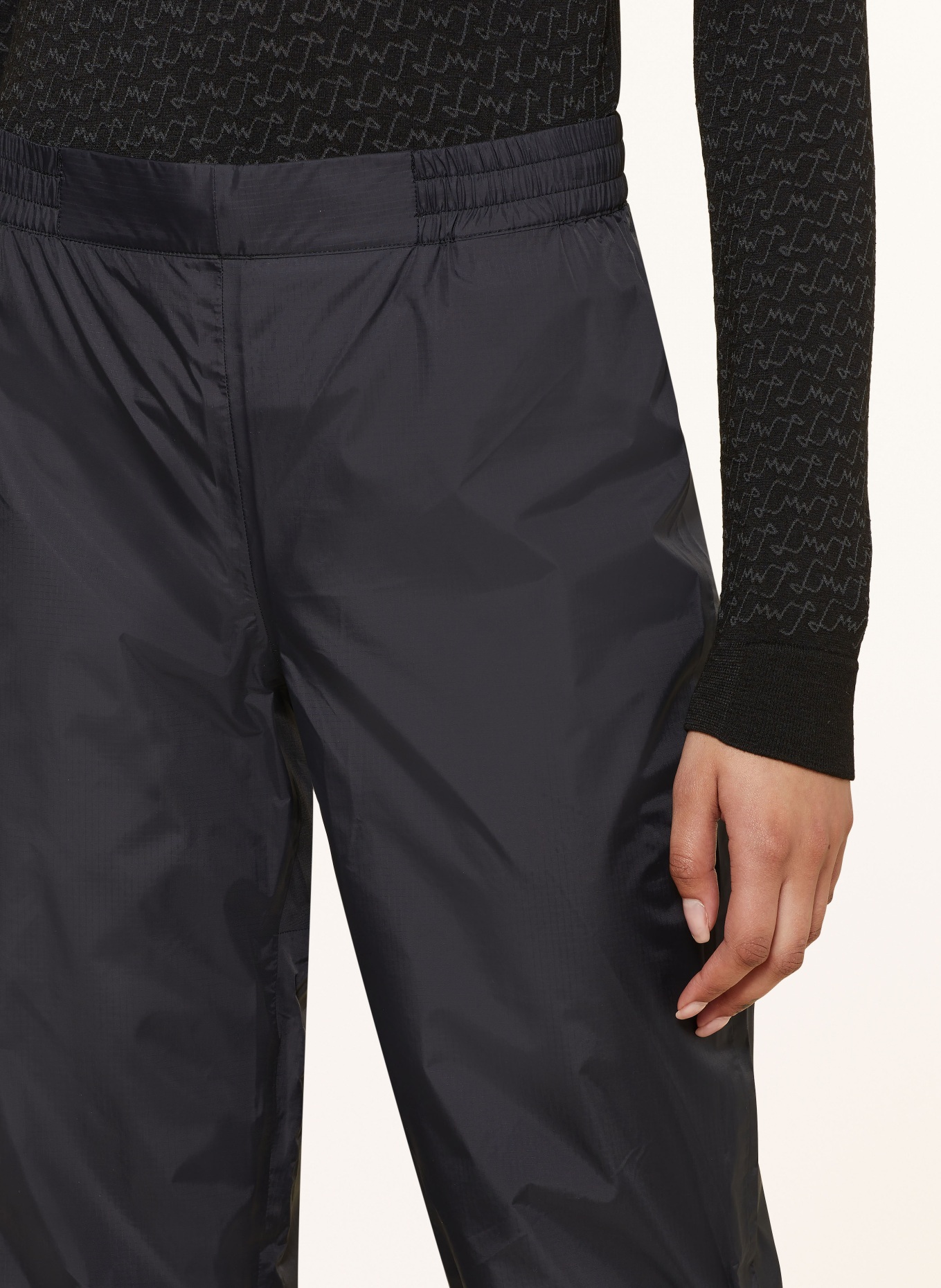 VAUDE Outdoor trousers DROP II, Color: BLACK (Image 5)