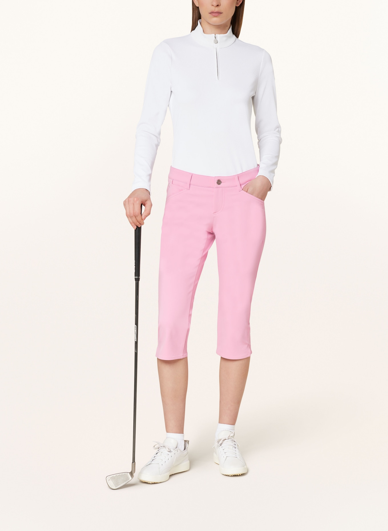ALBERTO 3/4-Golfhose MONA 3XDRY®, Farbe: ROSA (Bild 2)