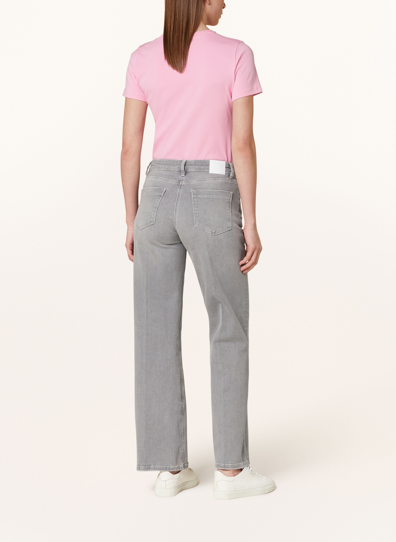 BOVIVA T-shirt z obszyciem ozdobnymi kamykami: RÓŻOWY