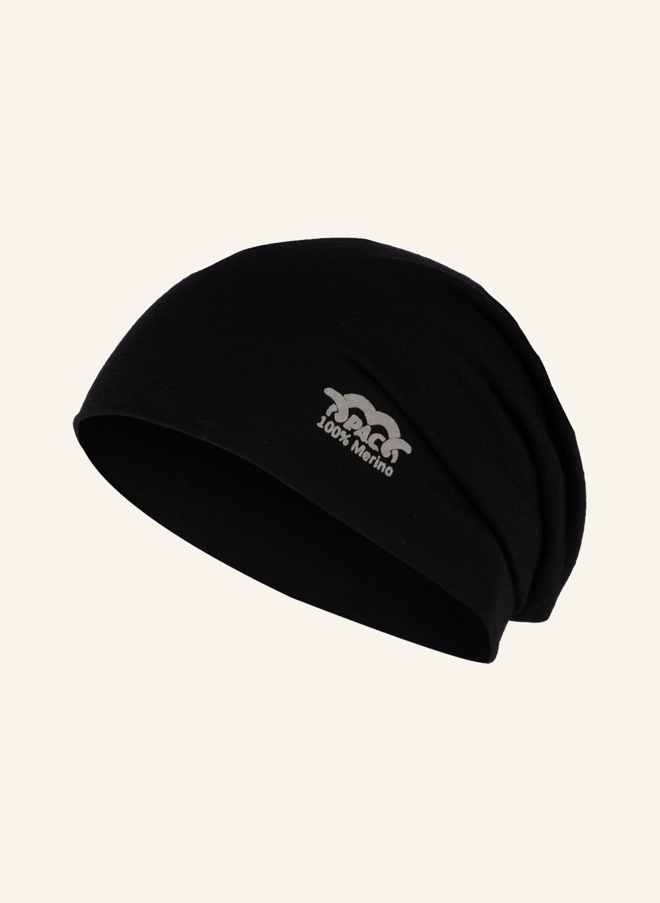 P.A.C. Multifunctional beanie made of merino wool, Color: BLACK (Image 2)