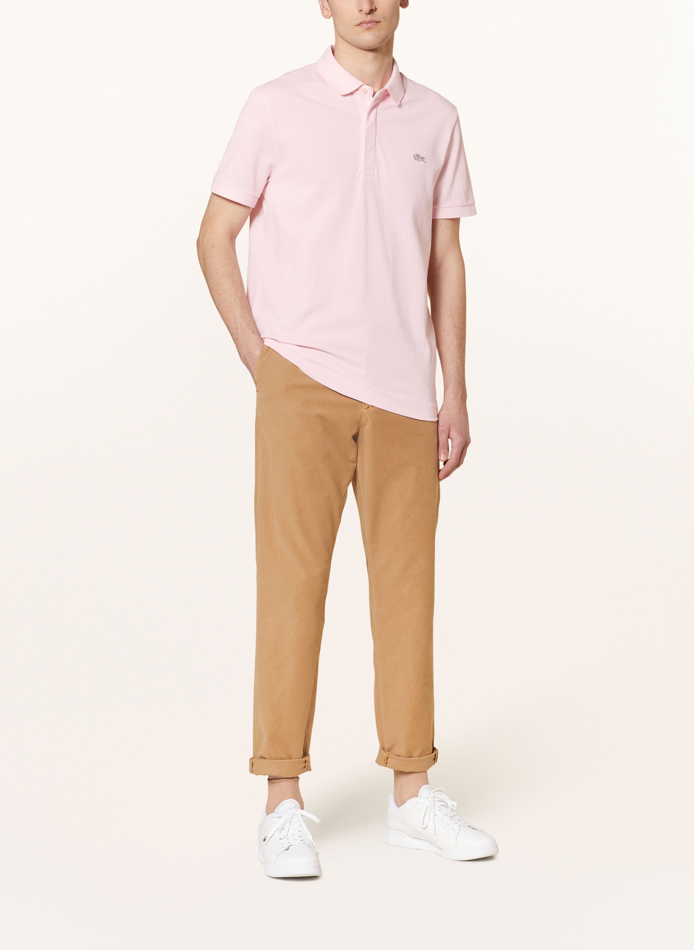 LACOSTE Piqué-Poloshirt, Farbe: ROSA (Bild 2)