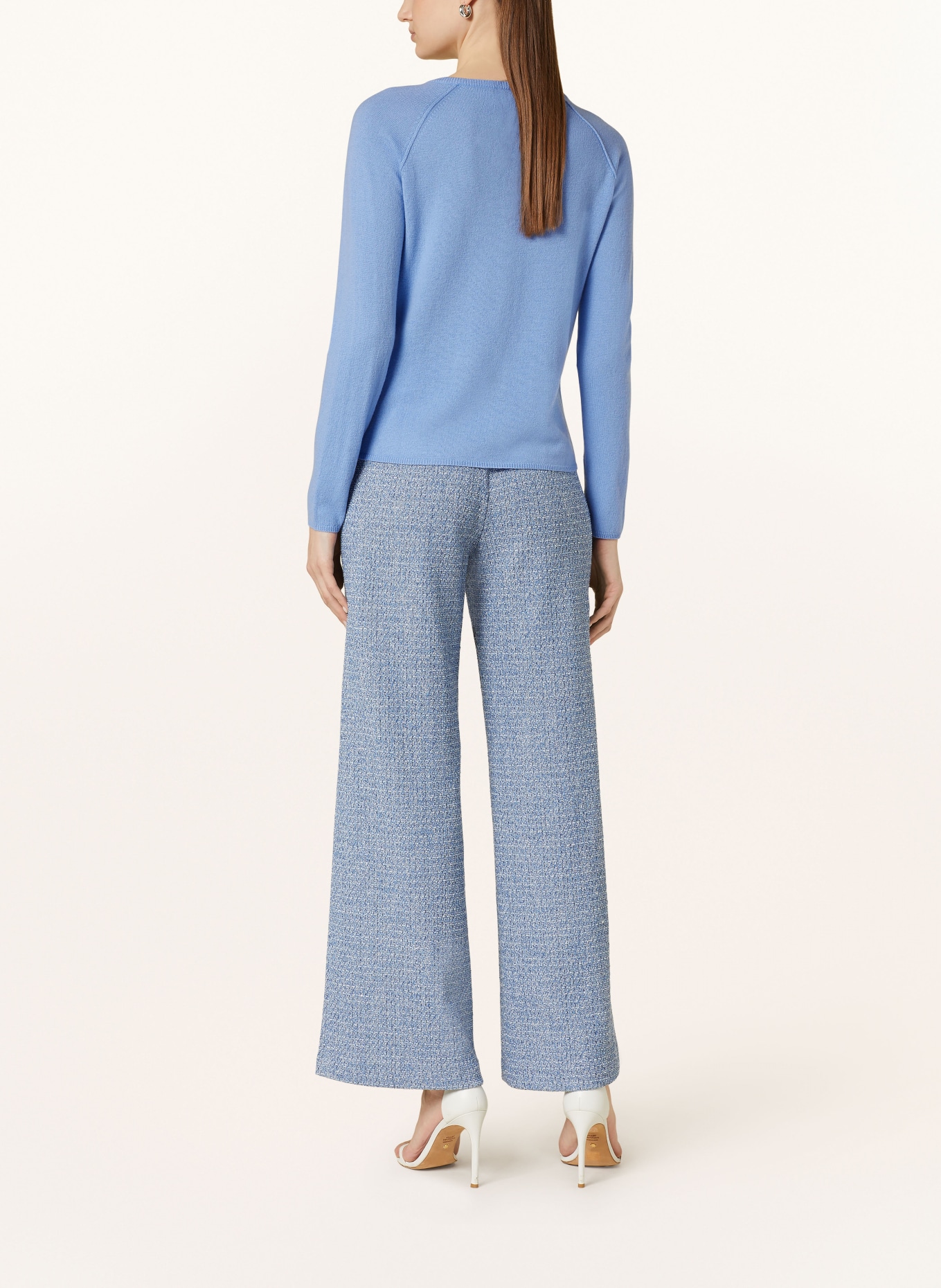 rosemunde Strickjacke LAICA mit Cashmere: HELLBLAU