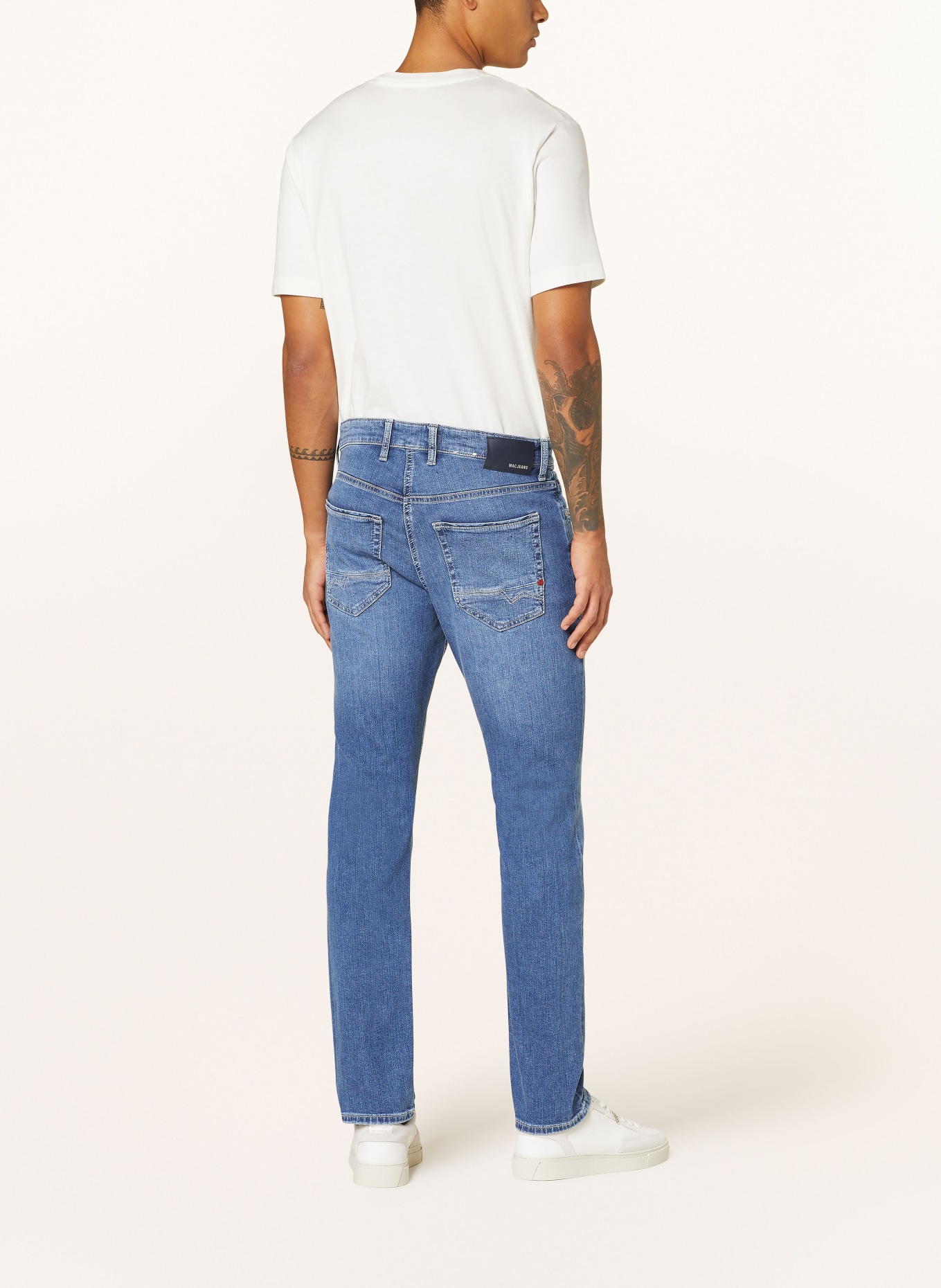 MAC Jeans ARNE PIPE Slim Fit, Farbe: H471 midblue vintage wash (Bild 3)