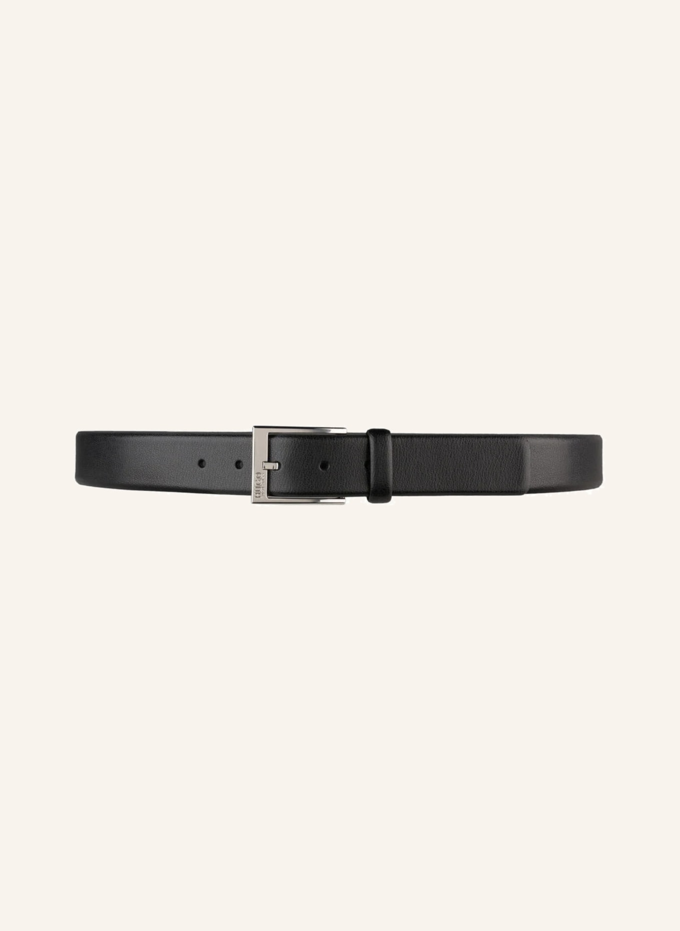 HUGO Leather belt GELLOT , Color: BLACK (Image 2)