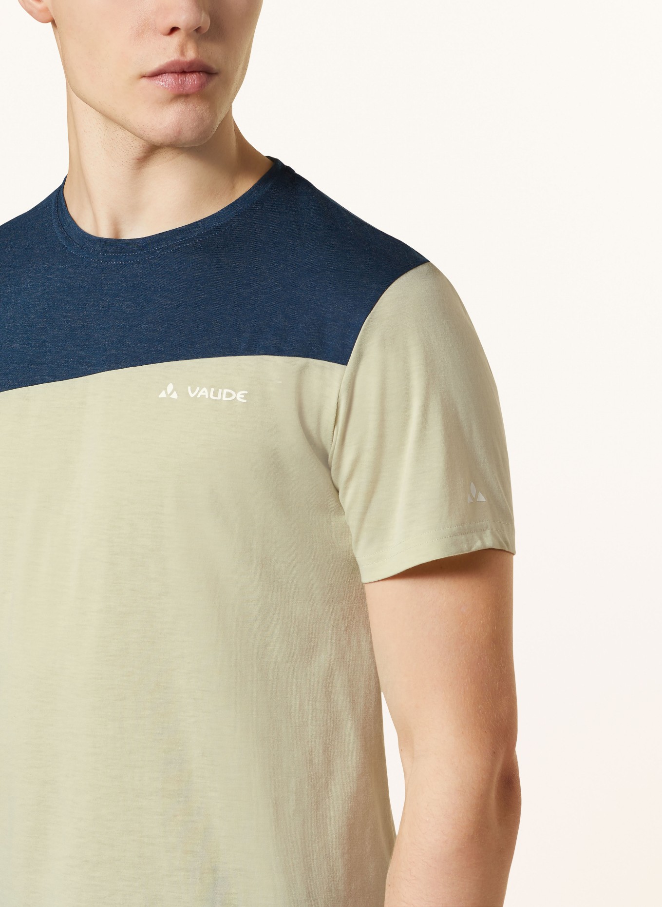 VAUDE T-shirt SVEIT, Color: BLUE/ OLIVE (Image 4)