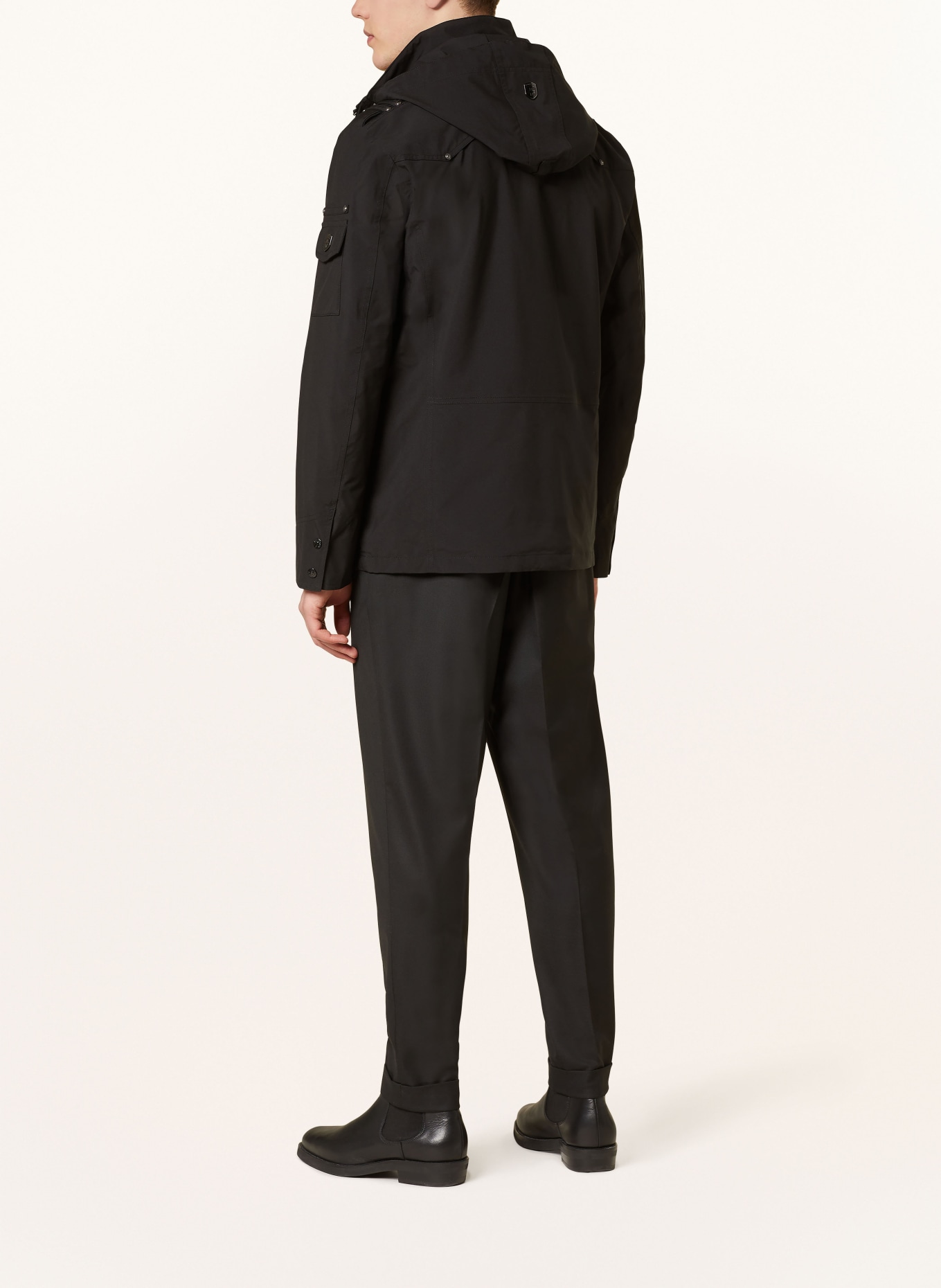 WELLENSTEYN Field jacket , Color: BLACK (Image 3)