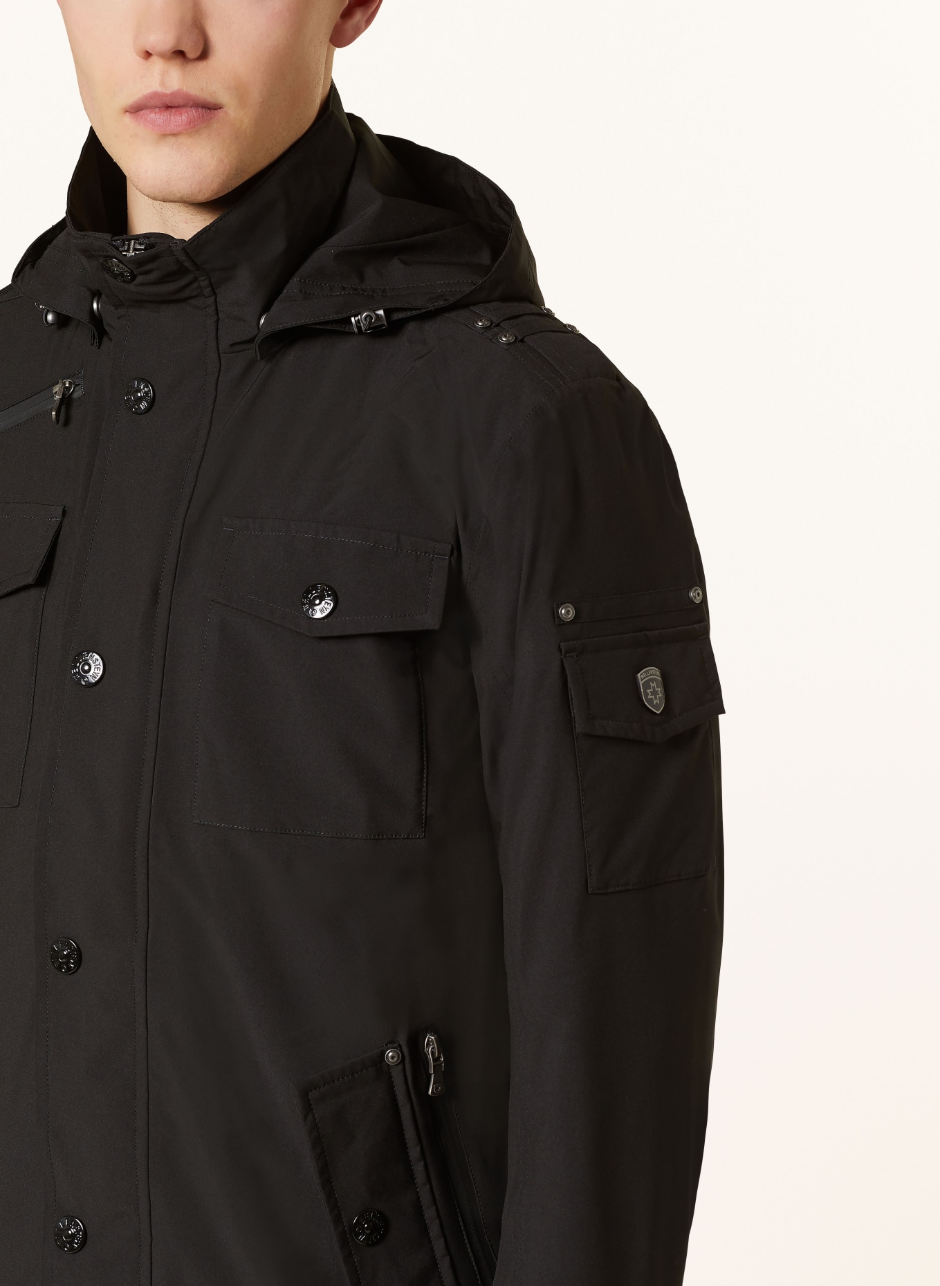 WELLENSTEYN Field jacket , Color: BLACK (Image 5)