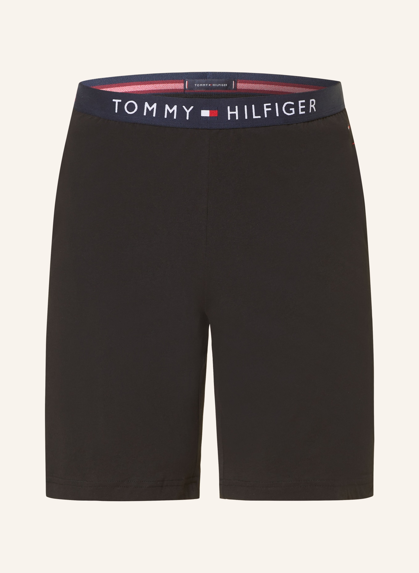 TOMMY HILFIGER Pyžamové šortky, Barva: ČERNÁ (Obrázek 1)