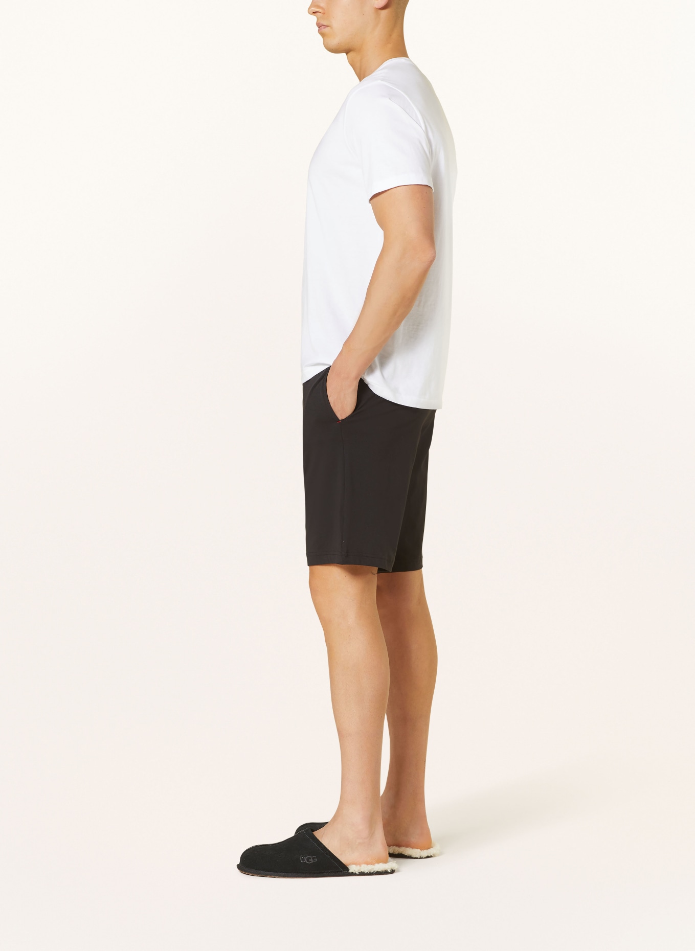 TOMMY HILFIGER Pajama shorts, Color: BLACK (Image 4)