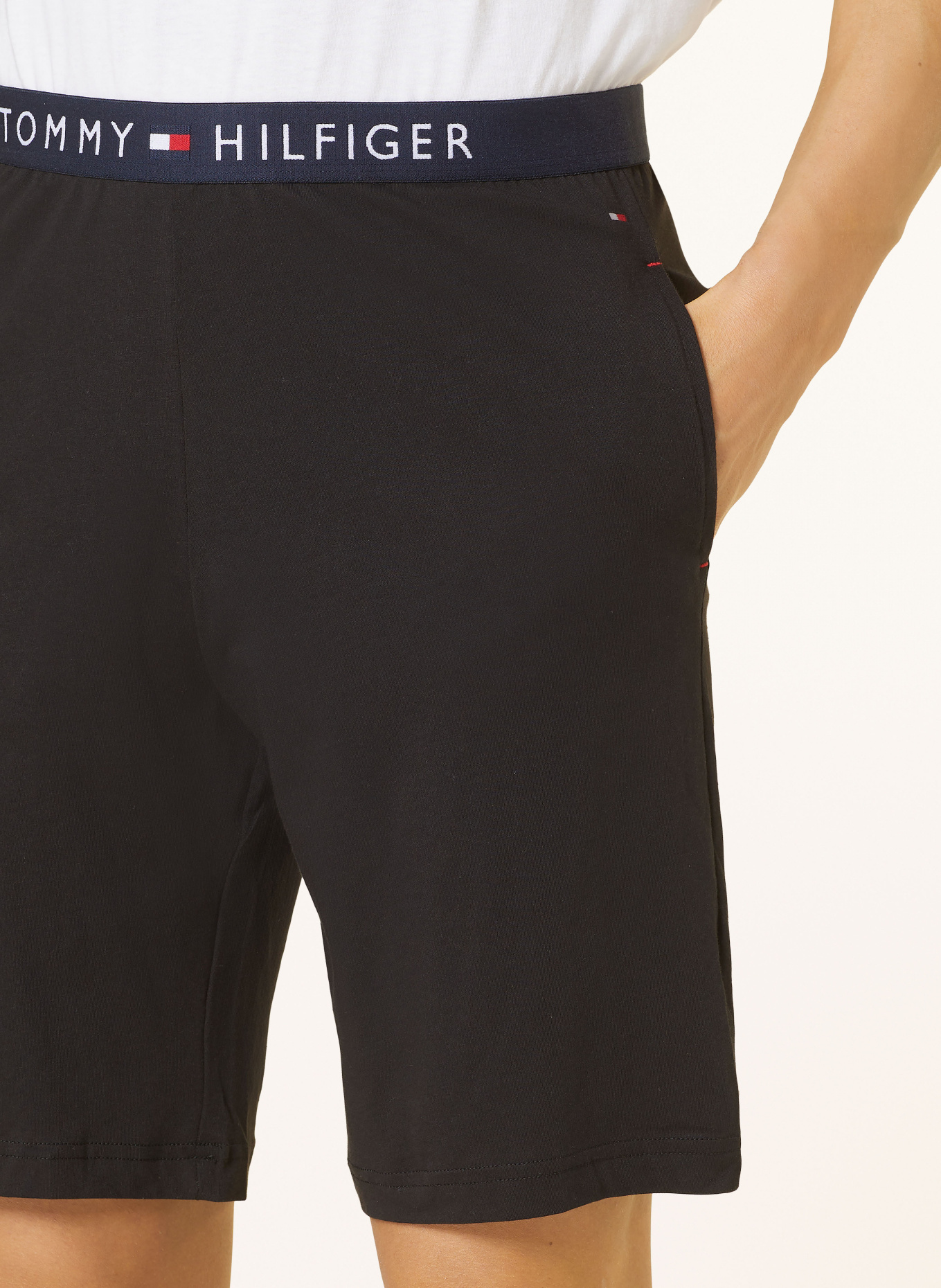 TOMMY HILFIGER Pajama shorts, Color: BLACK (Image 5)