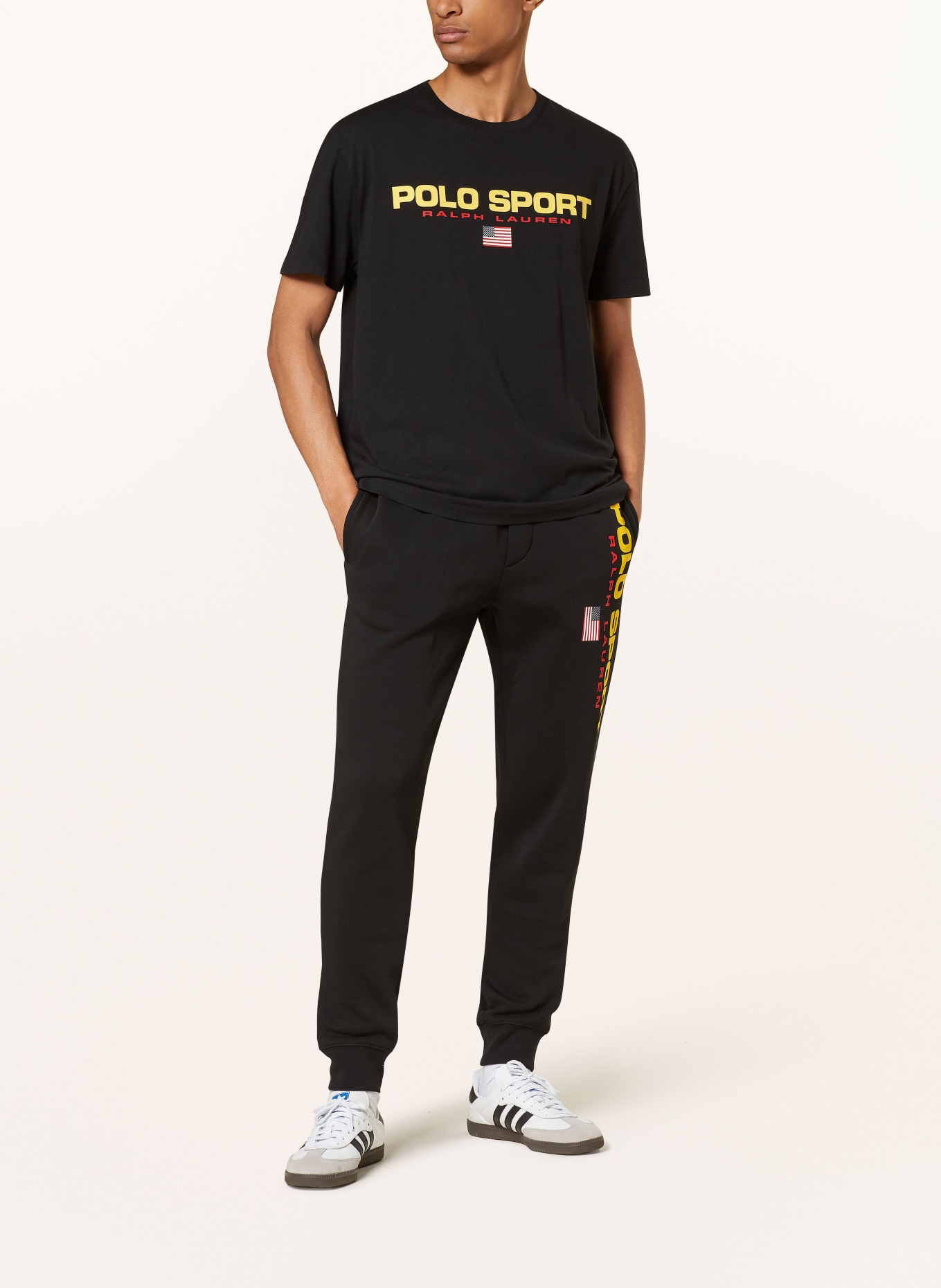 Black polo sport t shirt discount