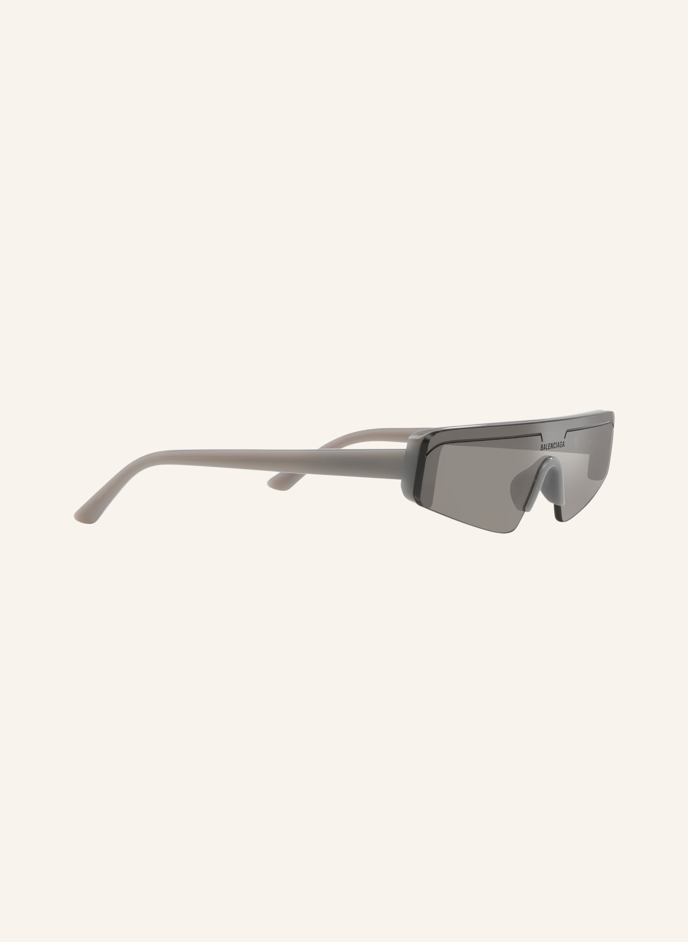 BALENCIAGA Sunglasses BB0003S: 2600V1 - GRAY/ SILVER