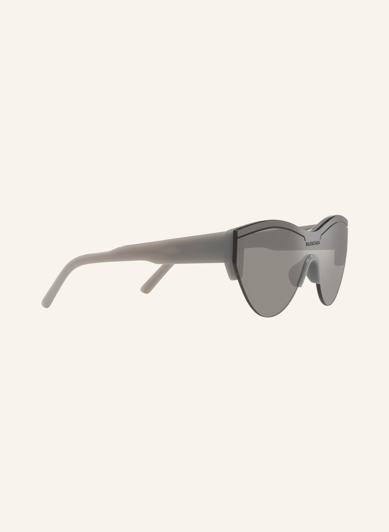 BALENCIAGA Okulary przeciwsłoneczne BB0004S: 2600V1 – SZARY/ SREBRNY