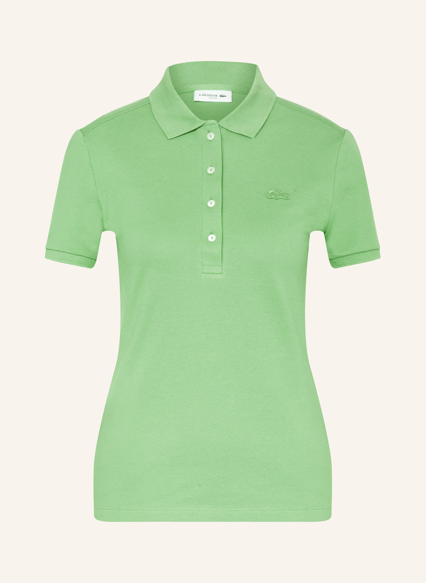 LACOSTE Piqué-Poloshirt Slim Fit, Farbe: IXU Sorrel (Bild 1)