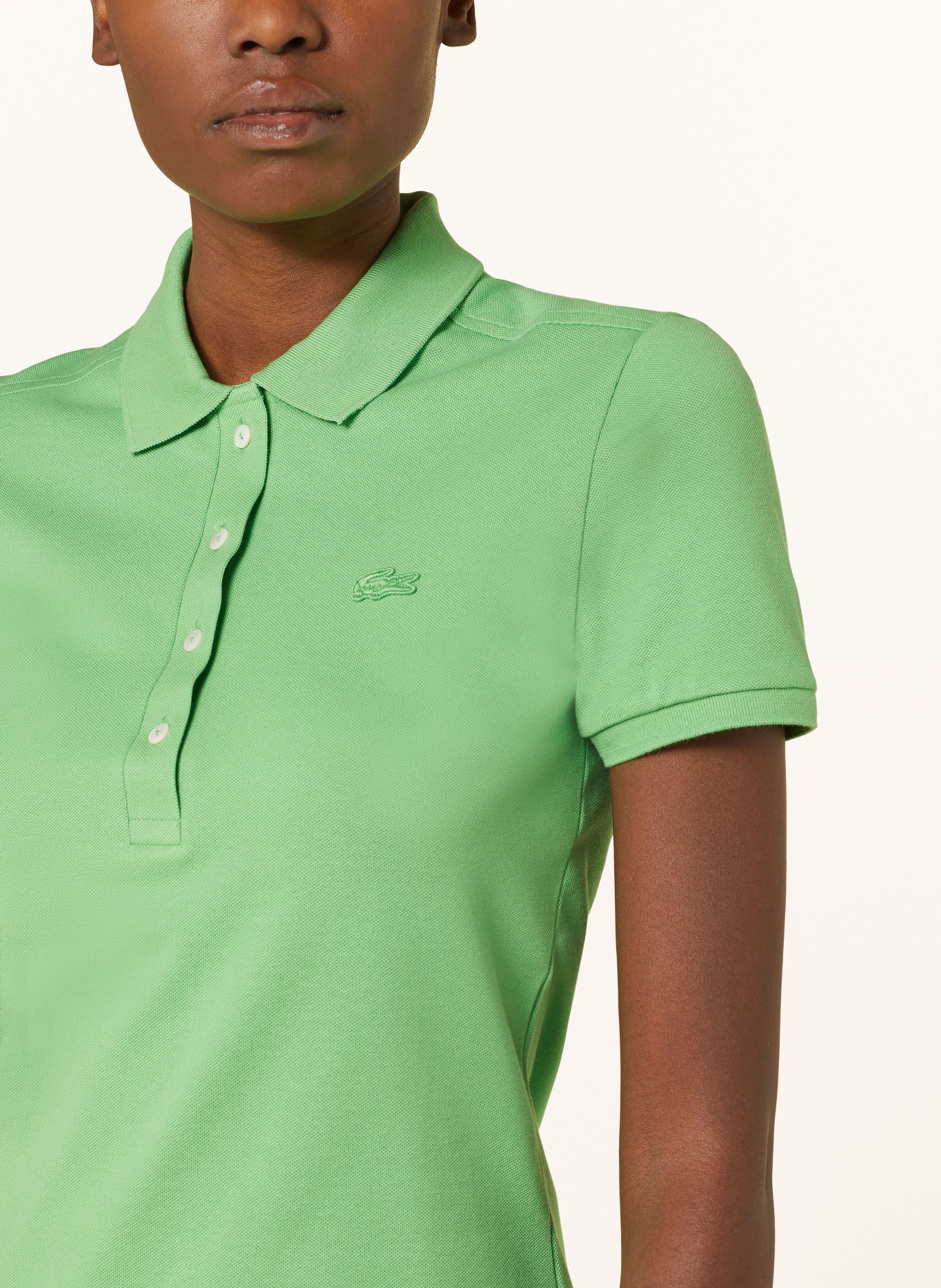 LACOSTE Piqué-Poloshirt Slim Fit, Farbe: IXU Sorrel (Bild 4)