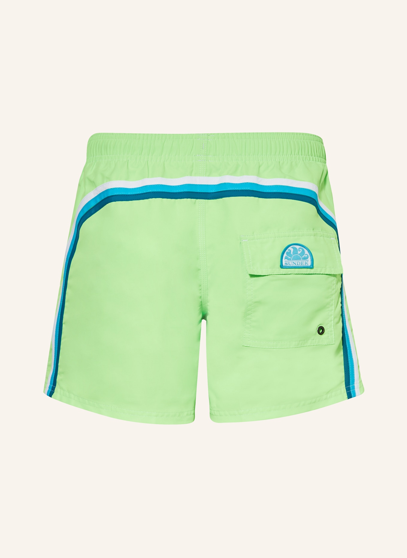 SUNDEK Swim shorts, Color: NEON GREEN (Image 2)