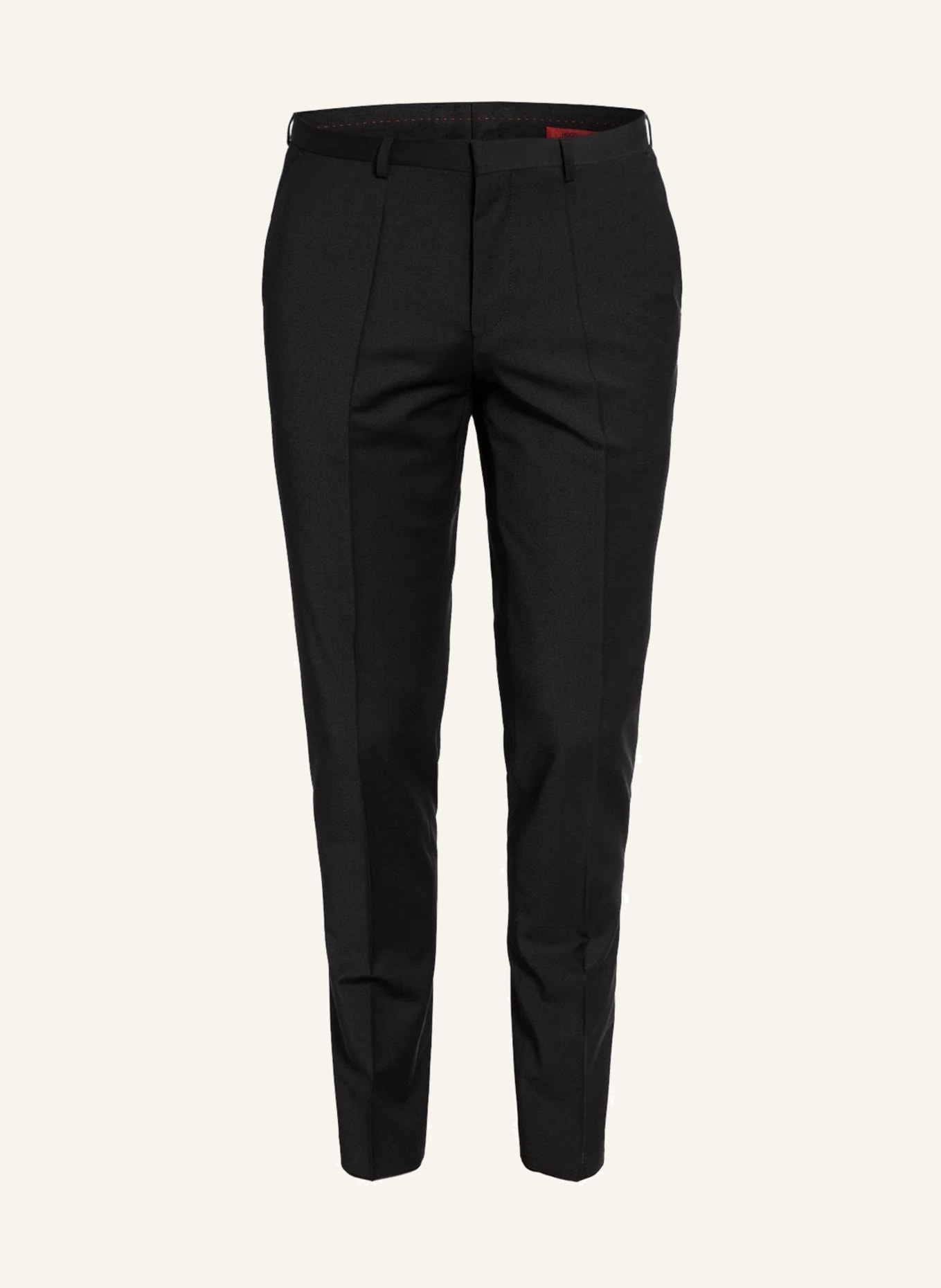 HUGO Suit trousers HESTEN extra slim fit, Color: 001 BLACK (Image 1)