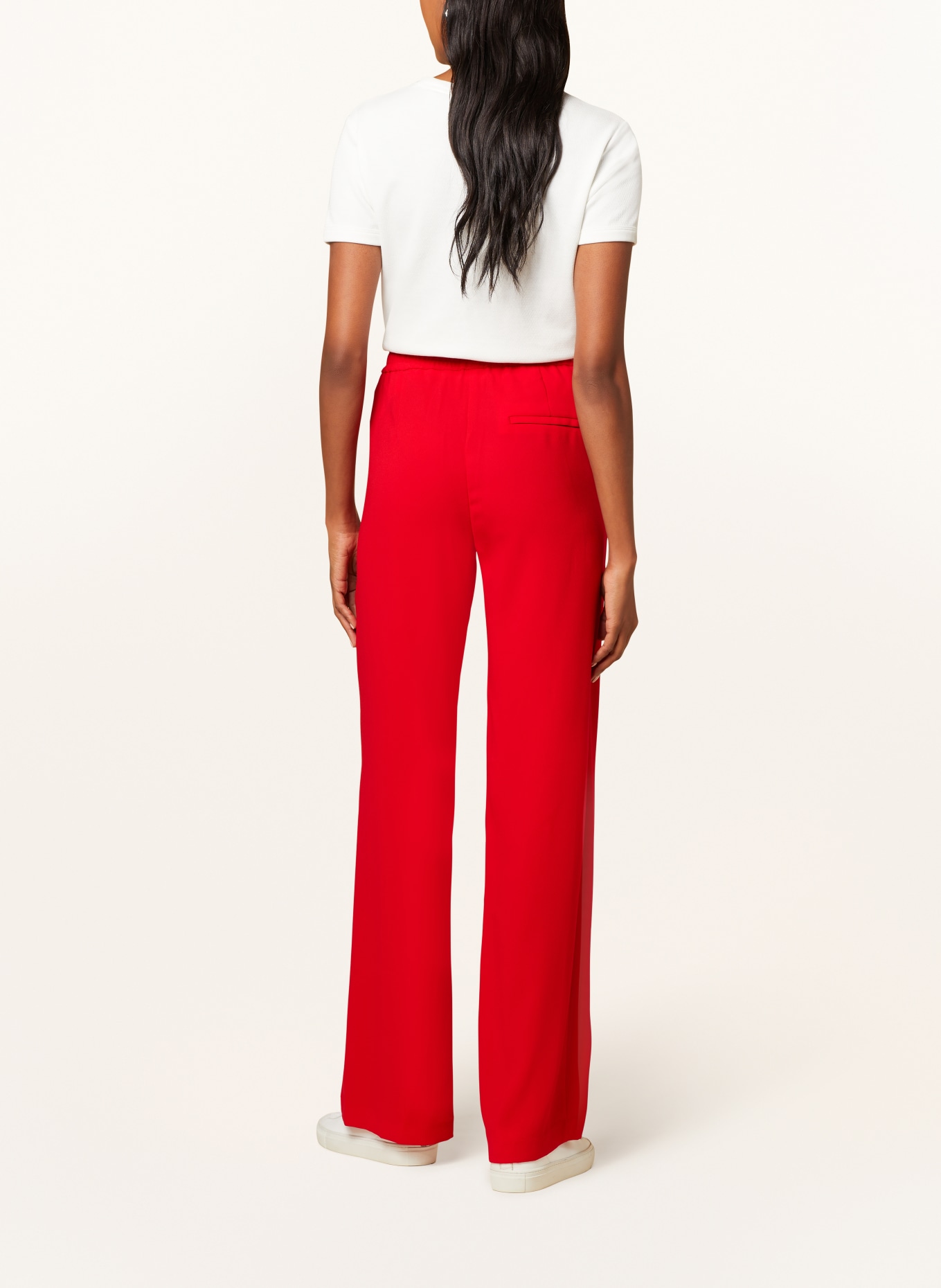 MAC Wide leg trousers CHIARA, Color: RED (Image 3)
