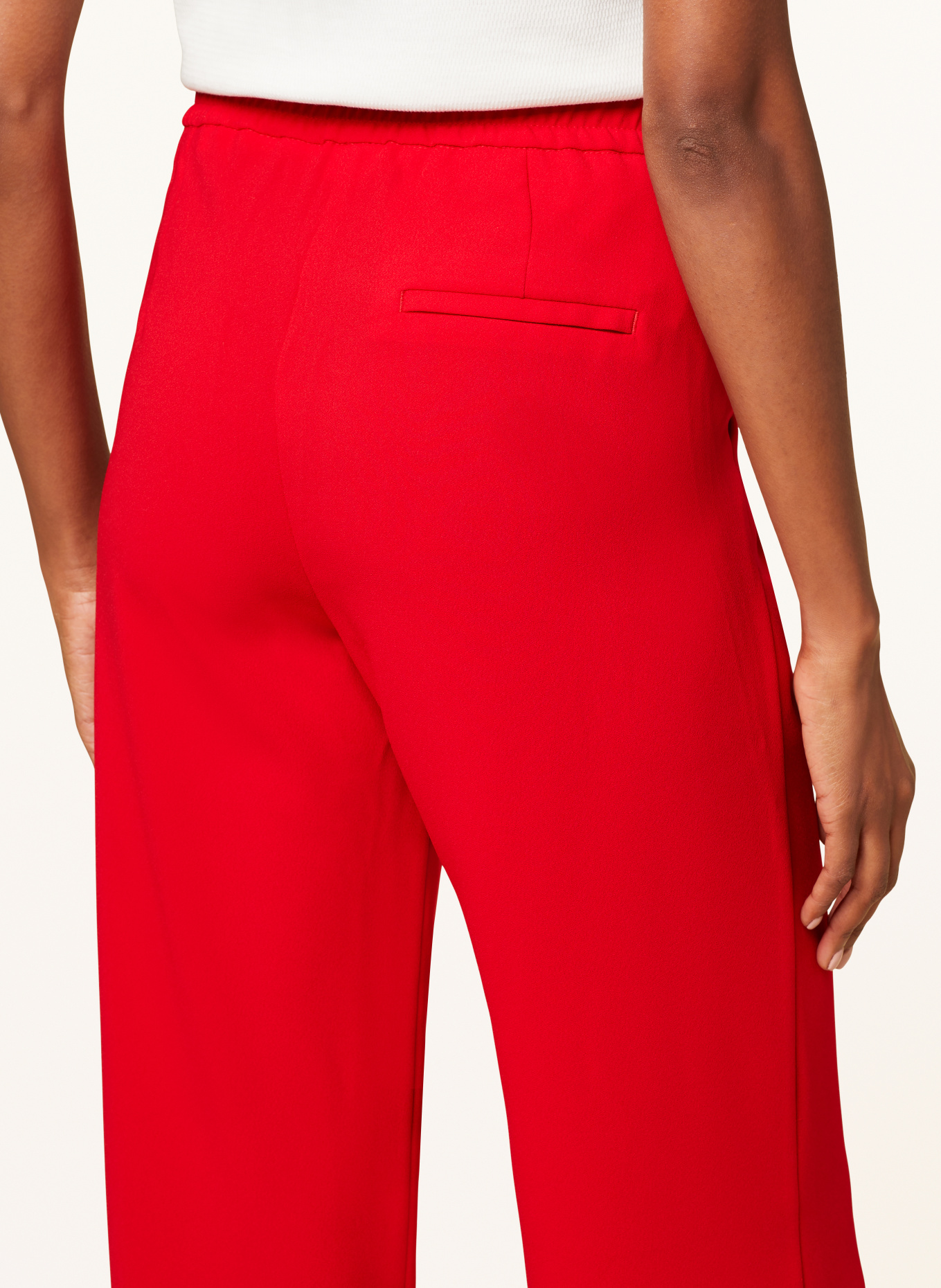 MAC Wide leg trousers CHIARA, Color: RED (Image 5)