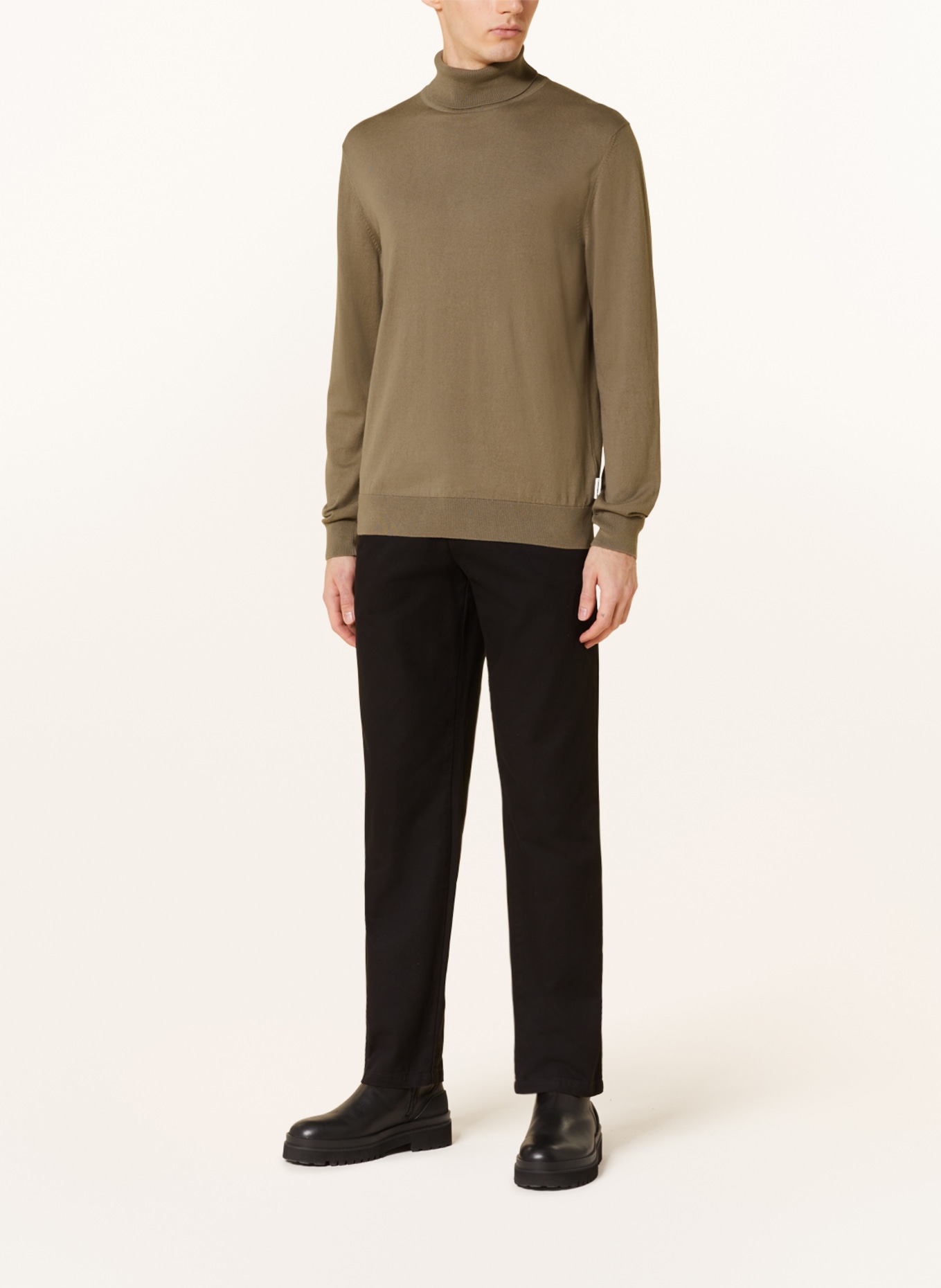 ARMEDANGELS Turtleneck sweater GLAAN, Color: BROWN (Image 2)