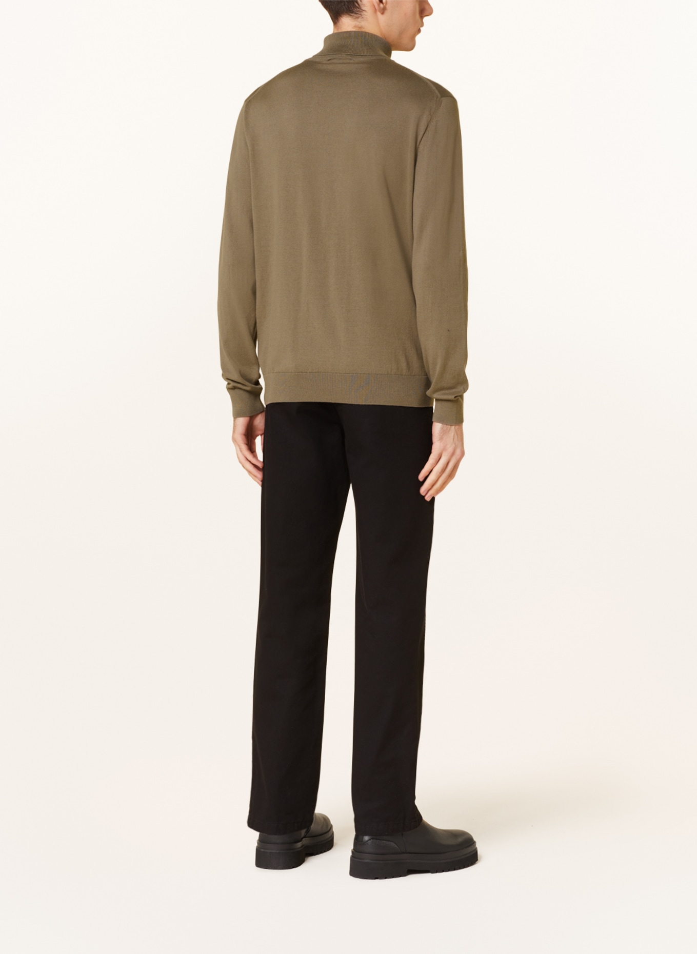 ARMEDANGELS Turtleneck sweater GLAAN, Color: BROWN (Image 3)