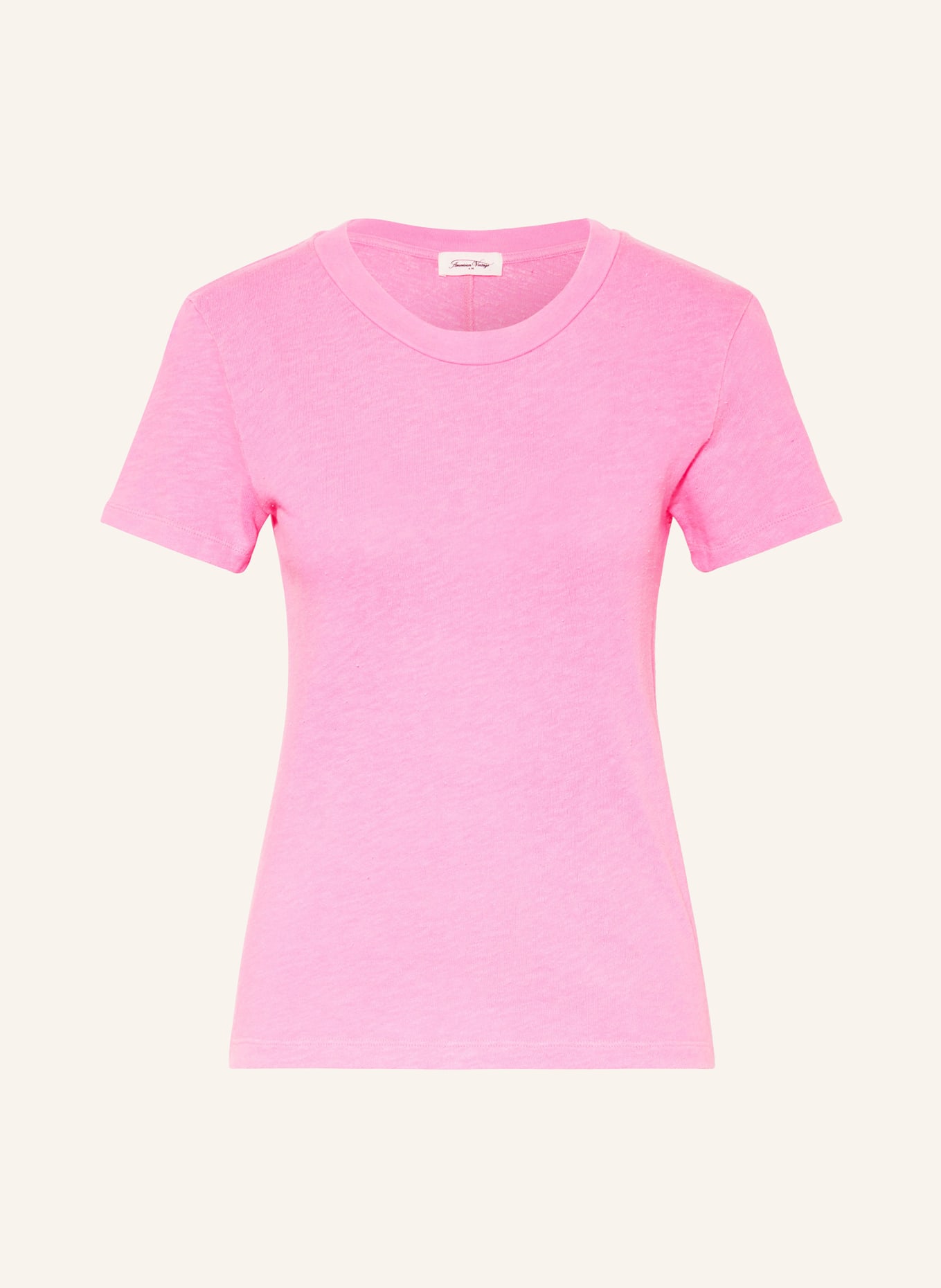 American Vintage T-shirt SONOMA: MOCNORÓŻOWY