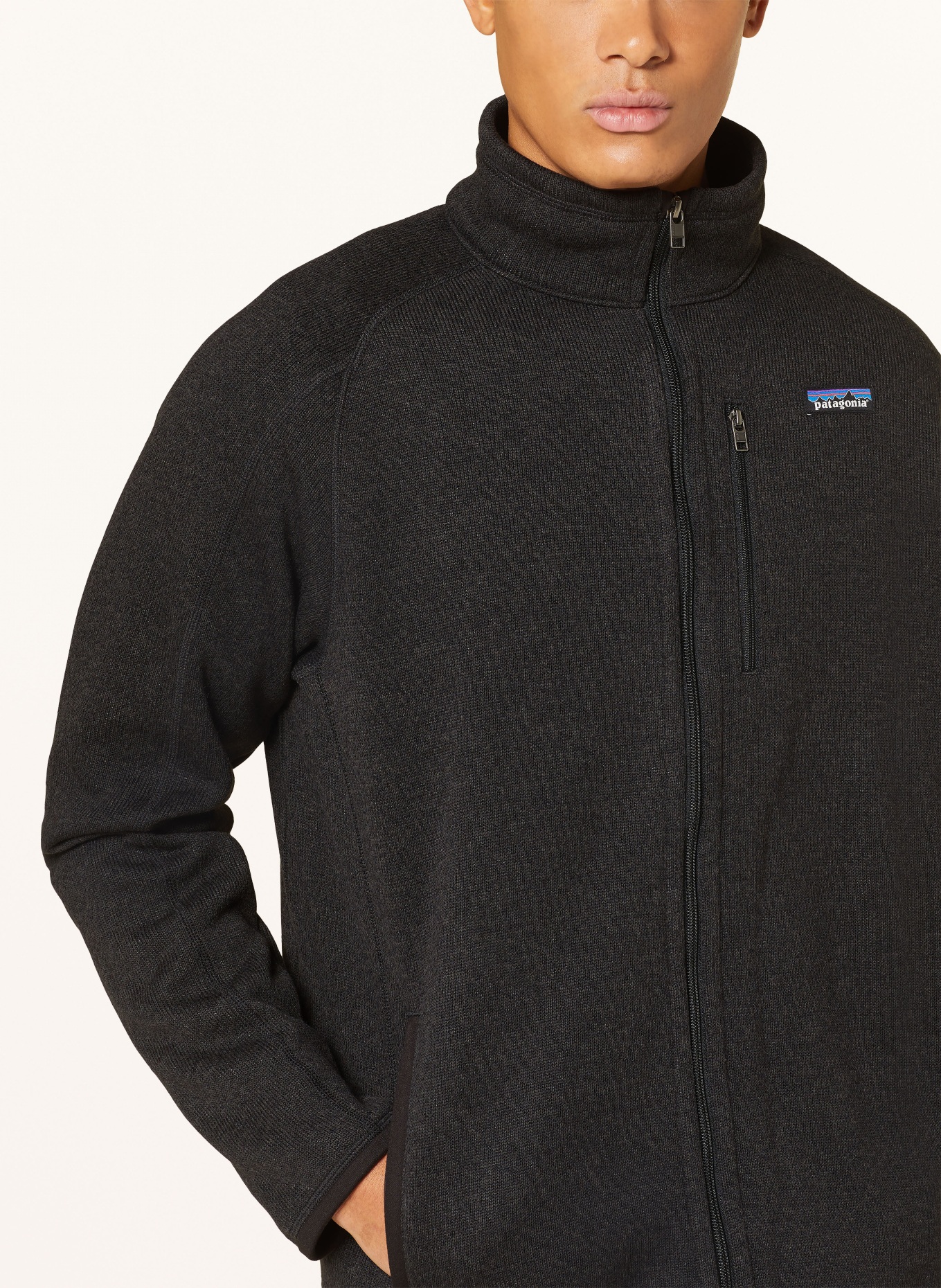 patagonia Knitted fleece jacket BETTER SWEATER™, Color: BLACK (Image 4)