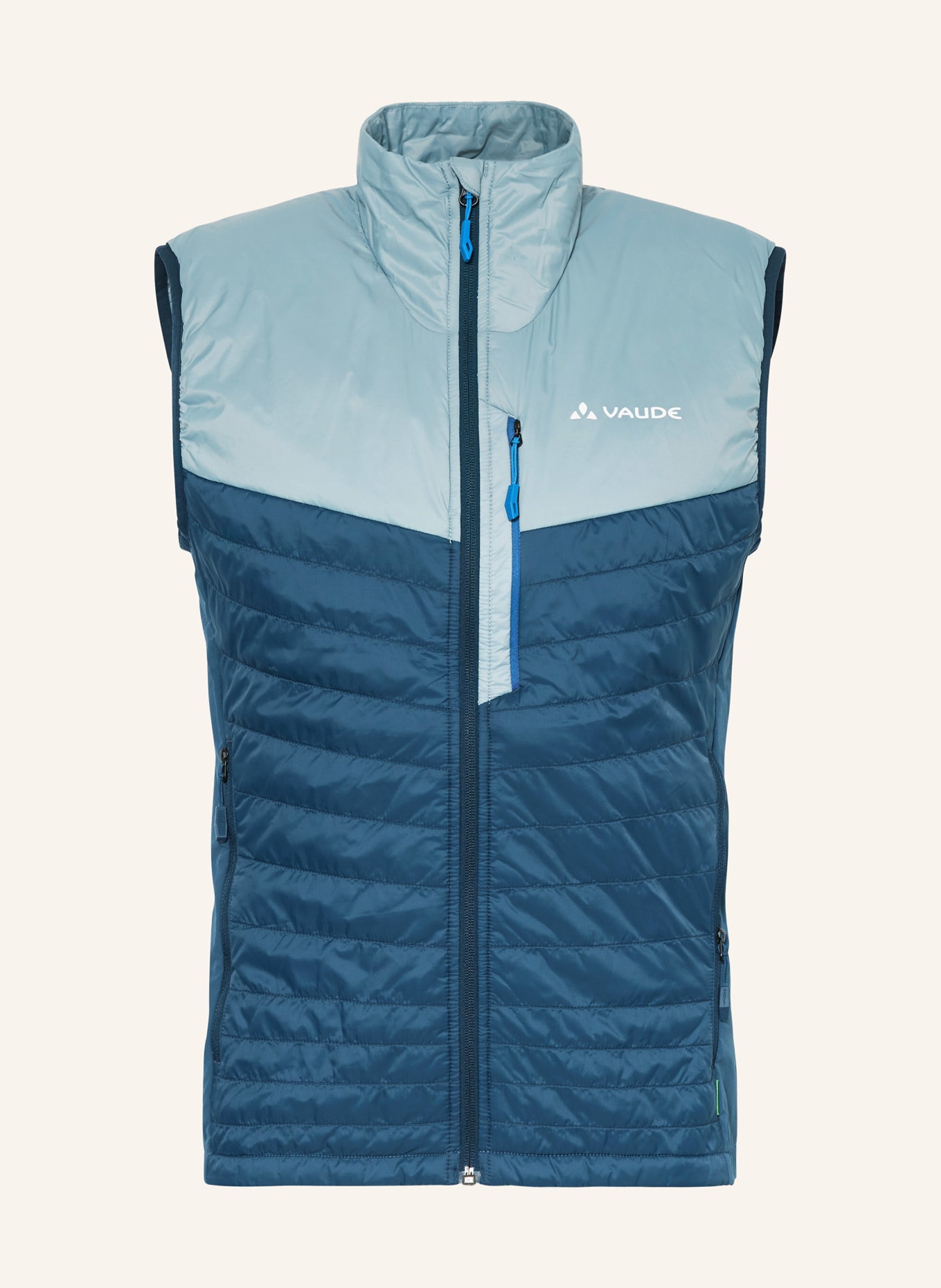 VAUDE Hybrid quilted vest FRENEY III, Color: BLUE/ TEAL (Image 1)