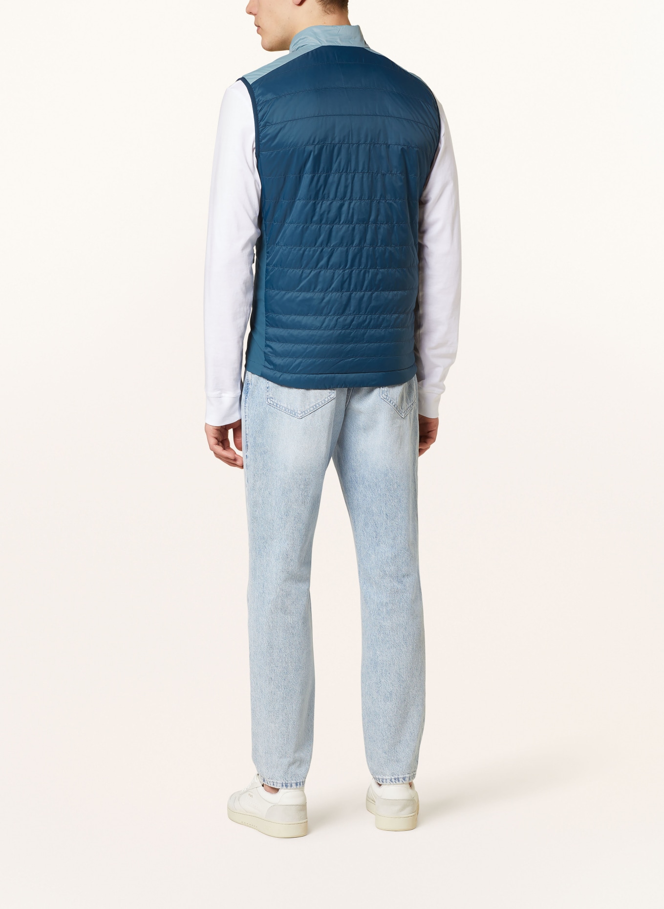 VAUDE Hybrid quilted vest FRENEY III, Color: BLUE/ TEAL (Image 3)
