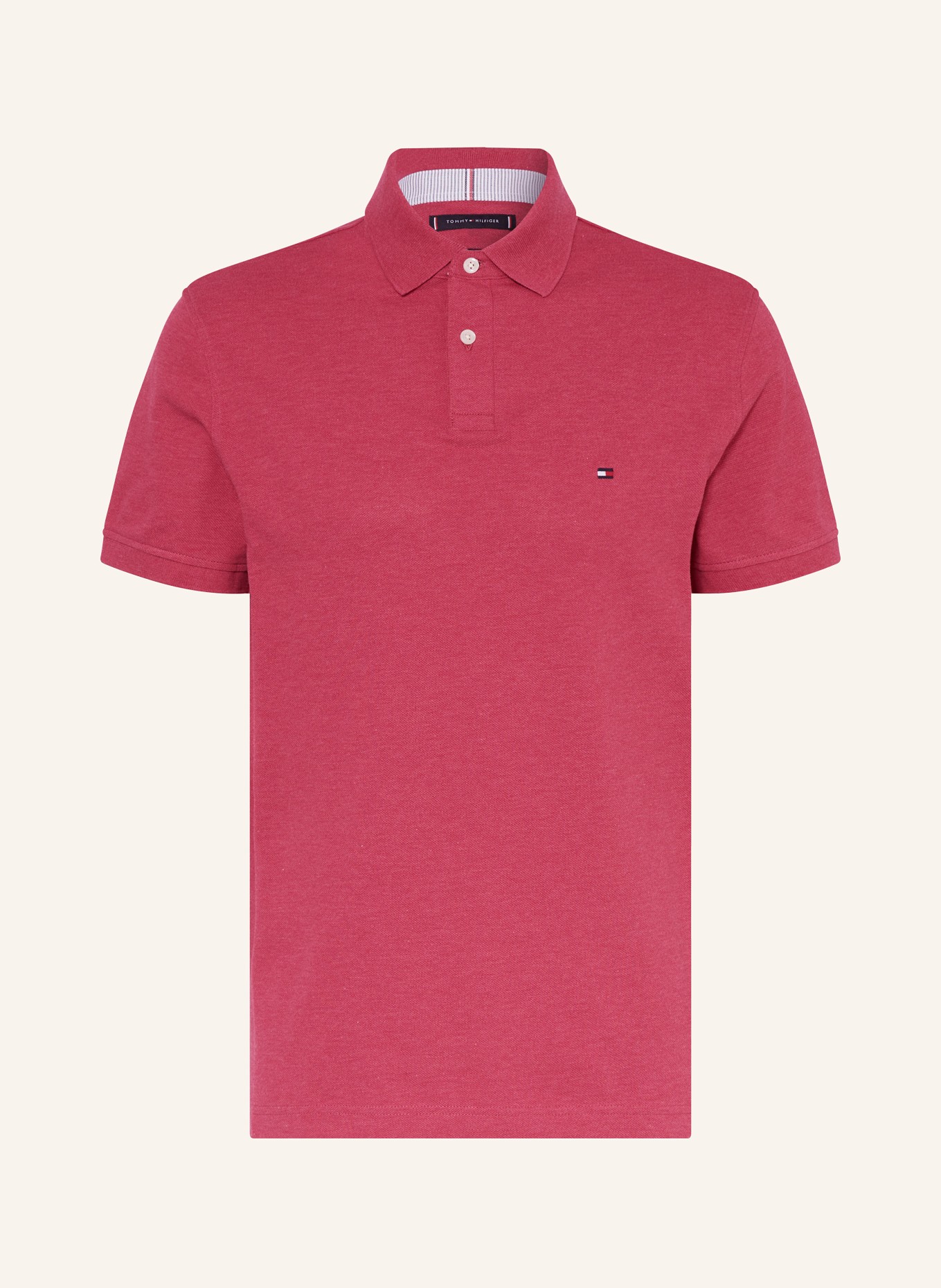 TOMMY HILFIGER Piqué-Poloshirt Regular Fit: PINK