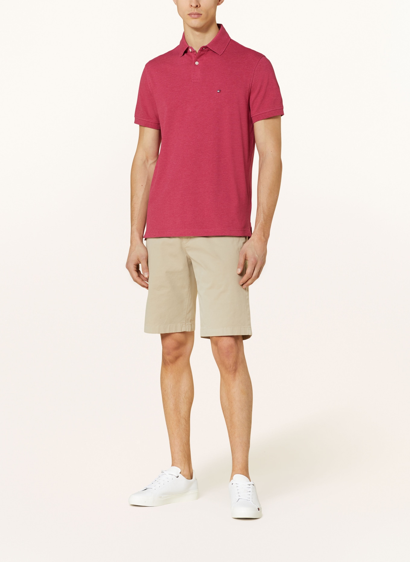 TOMMY HILFIGER Piqué-Poloshirt Regular Fit: PINK