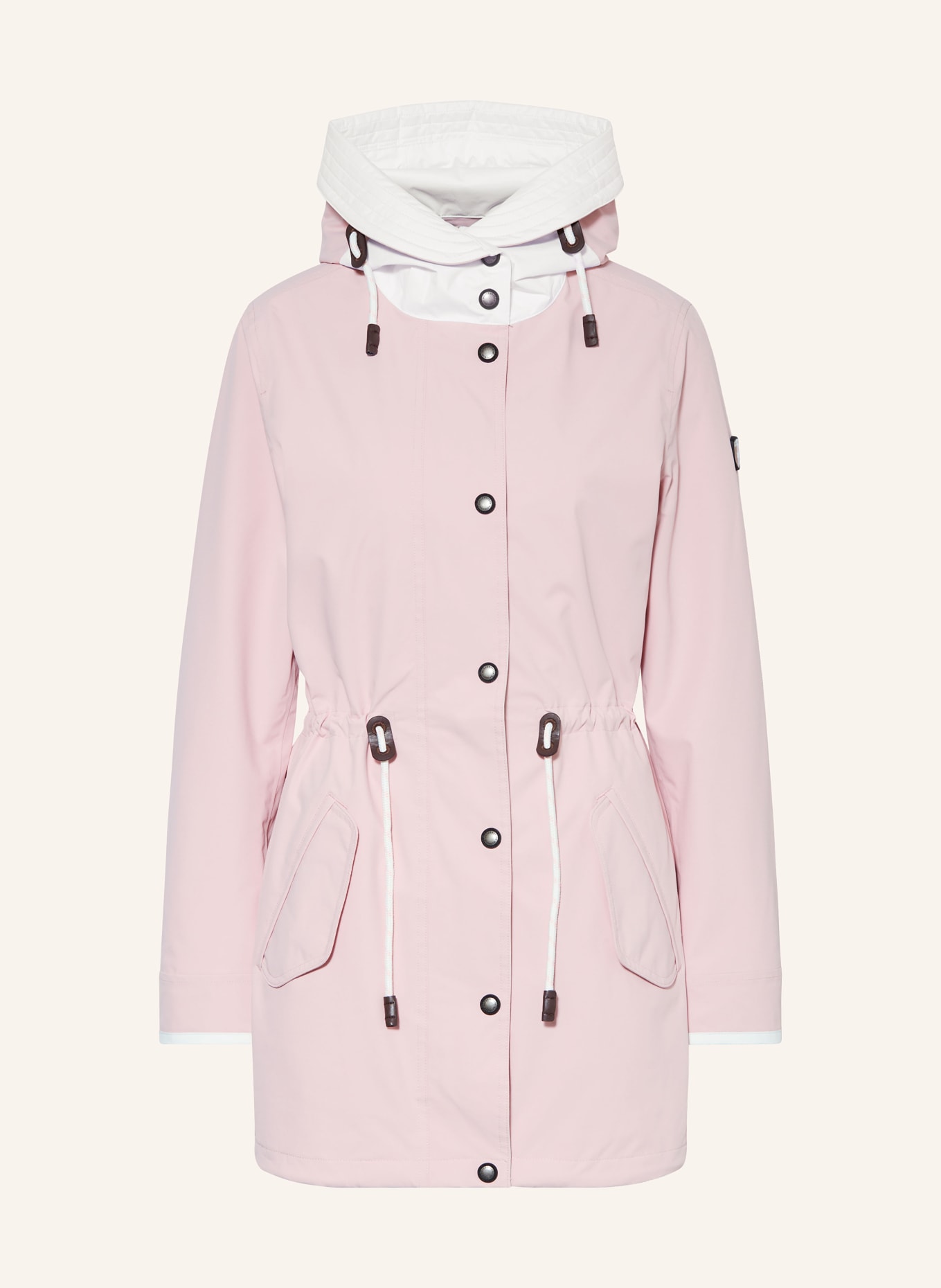 WELLENSTEYN Parka SOMMER: ROSÉ/ WEISS