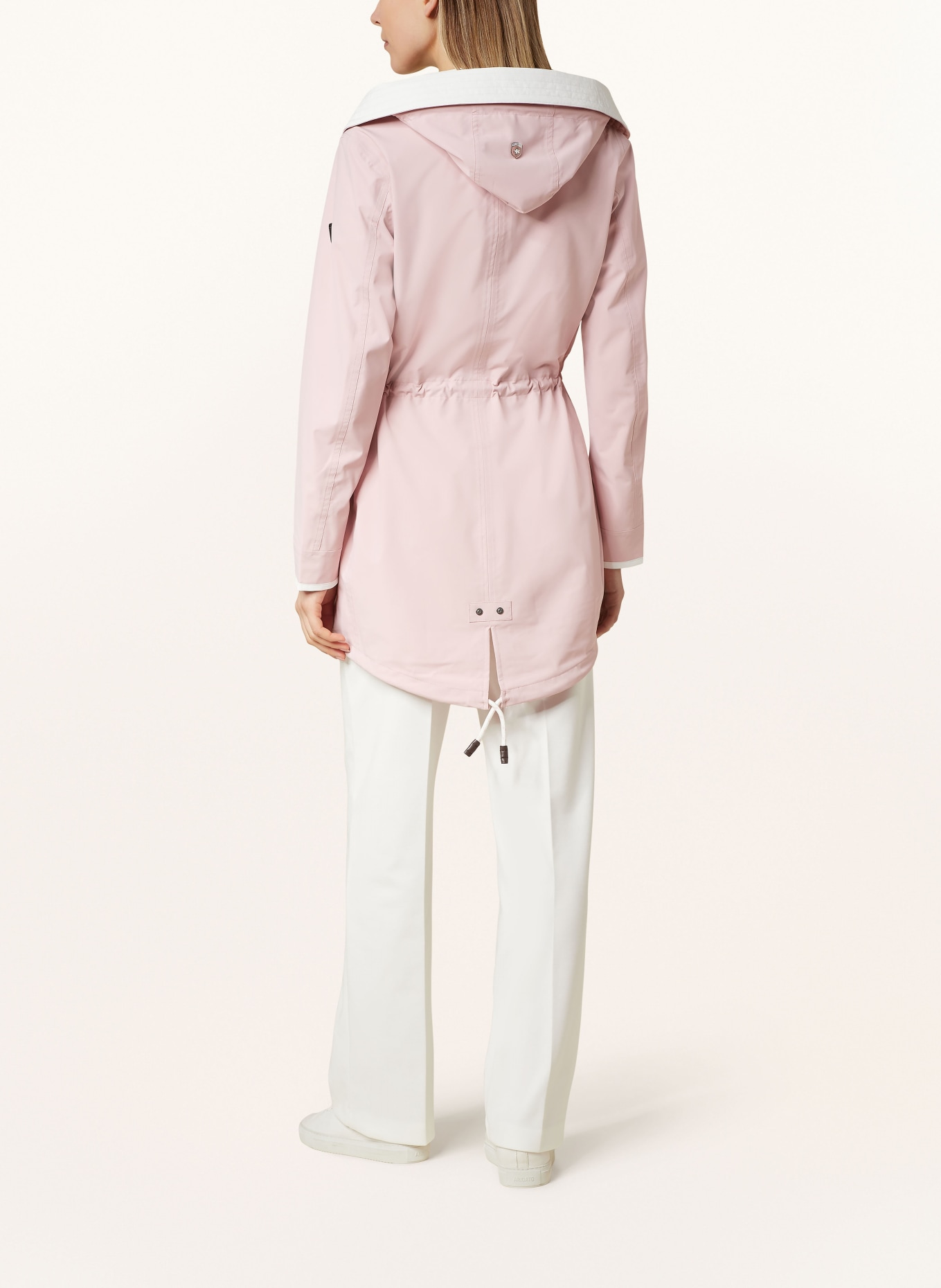 WELLENSTEYN Parka SOMMER: ROSÉ/ WEISS