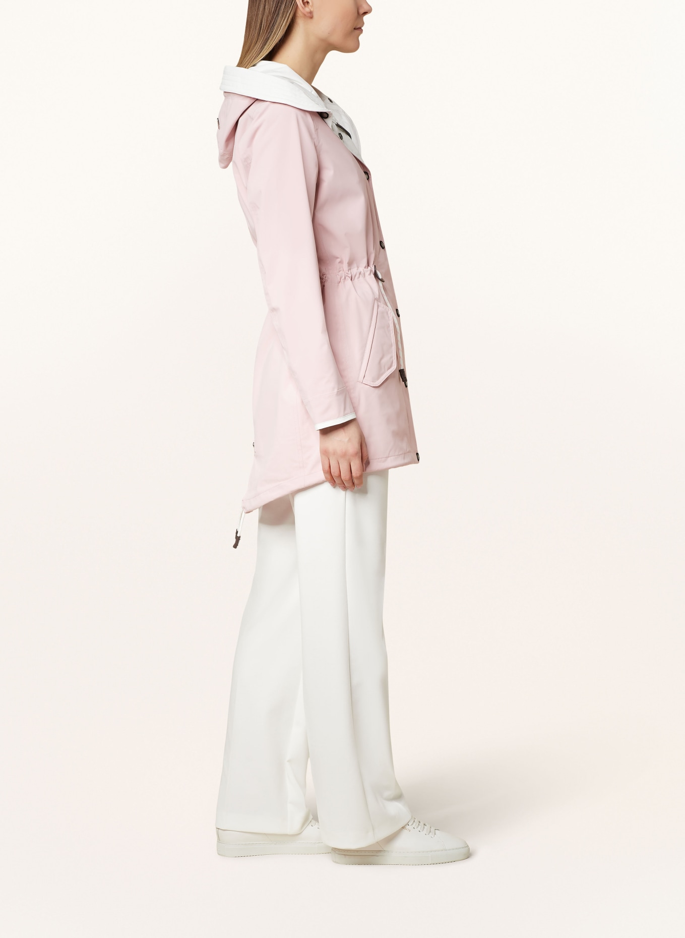 WELLENSTEYN Parka SOMMER: ROSÉ/ WEISS