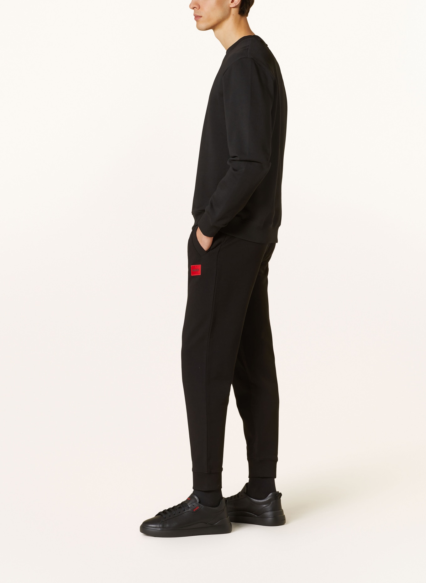 HUGO Sweatpants DOAK, Color: BLACK (Image 4)