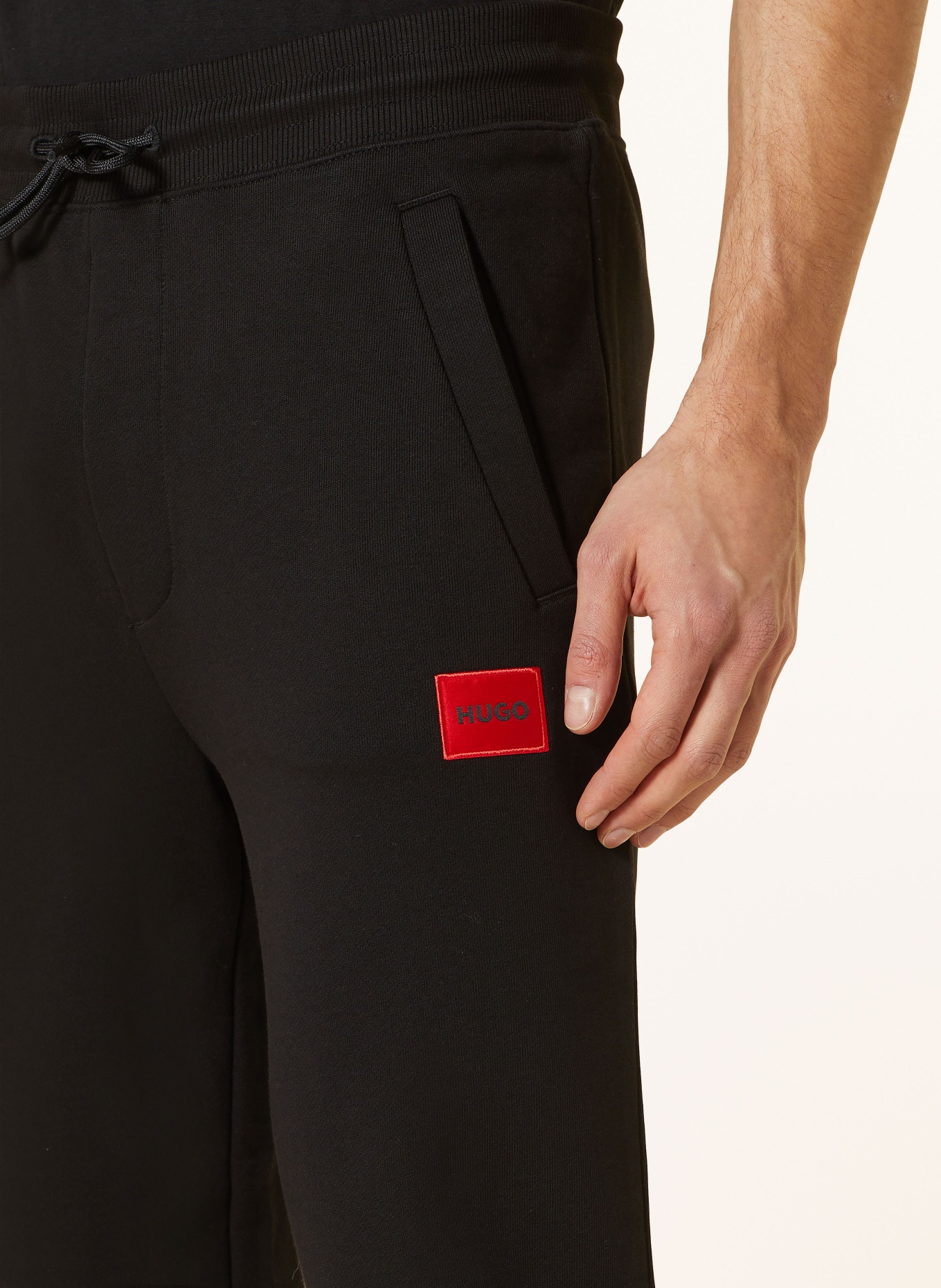 HUGO Sweatpants DOAK, Color: BLACK (Image 5)
