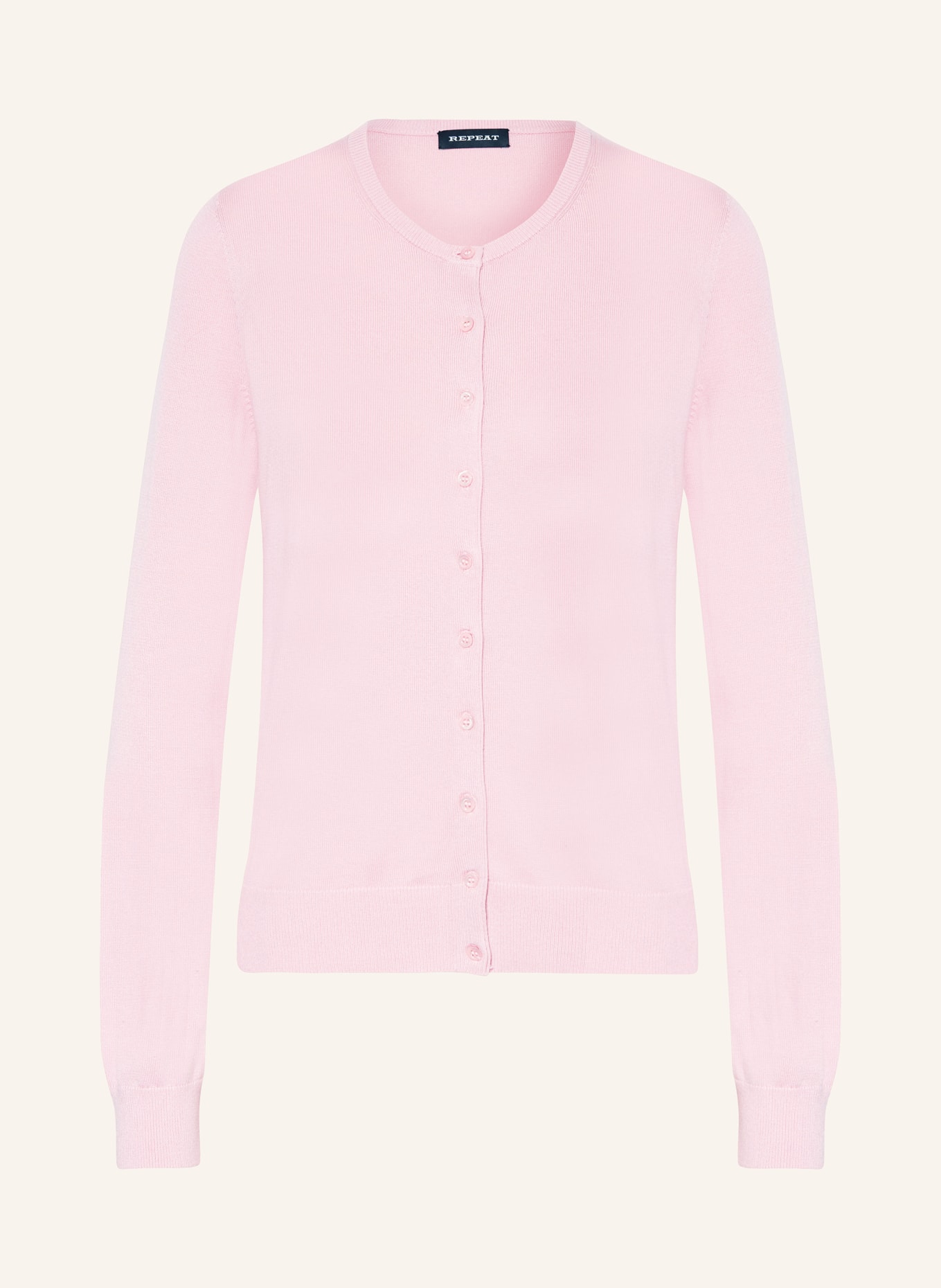 REPEAT Cardigan, Color: LIGHT PINK (Image 1)