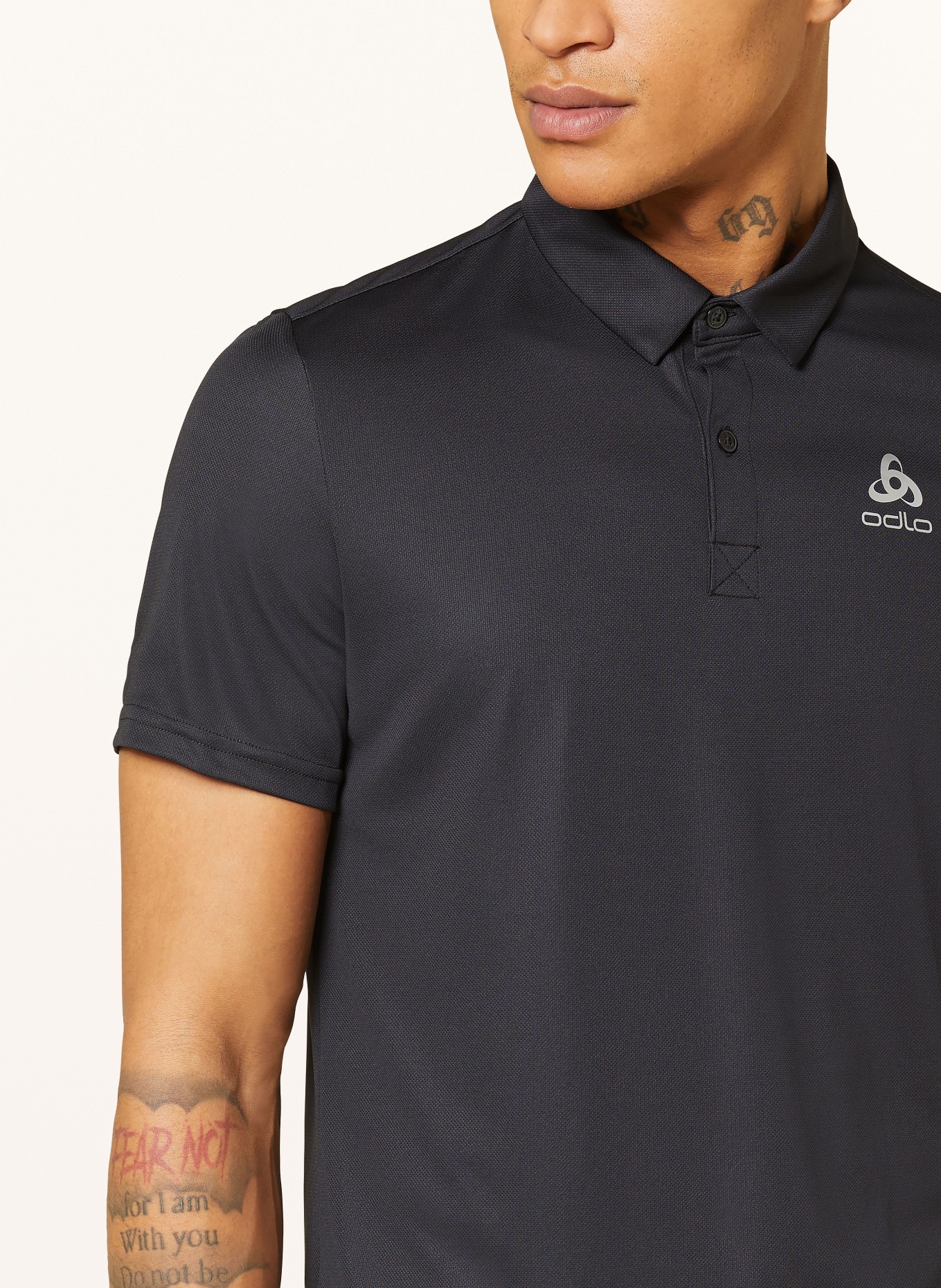 odlo Performance polo shirt CARDADA regular fit, Color: BLACK (Image 4)