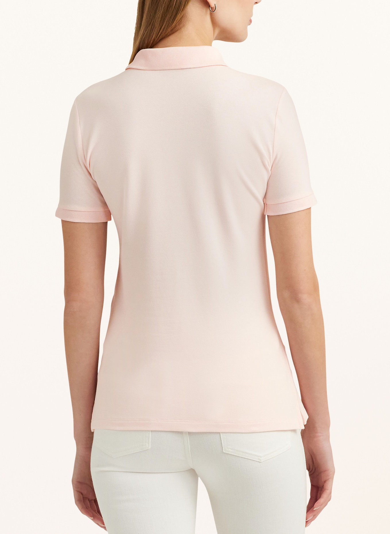 LAUREN RALPH LAUREN Piqué-Poloshirt ATHLEISURE, Farbe: HELLROSA (Bild 3)