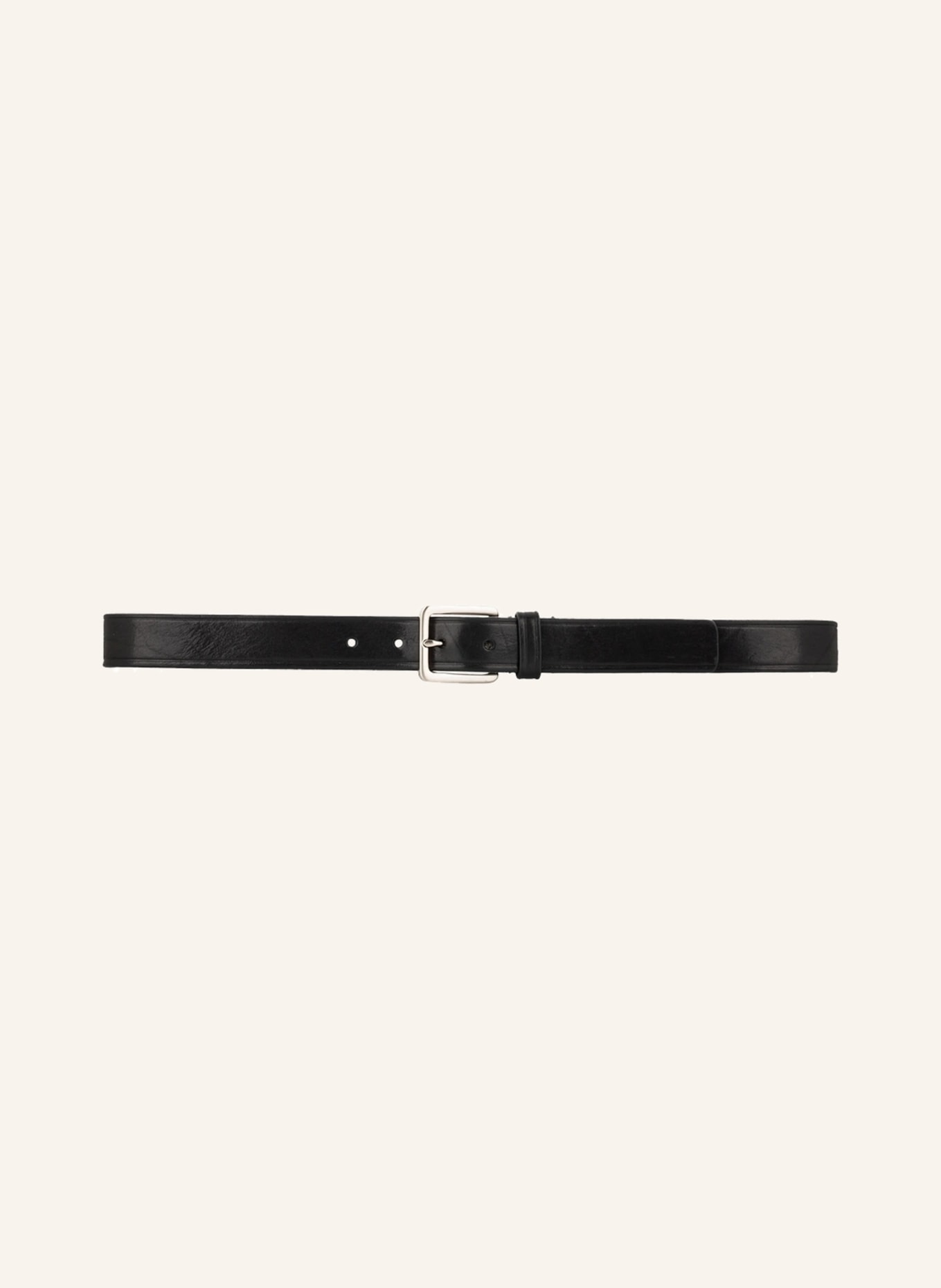 TIGER OF SWEDEN Leather belt BIESE, Color: BLACK (Image 2)