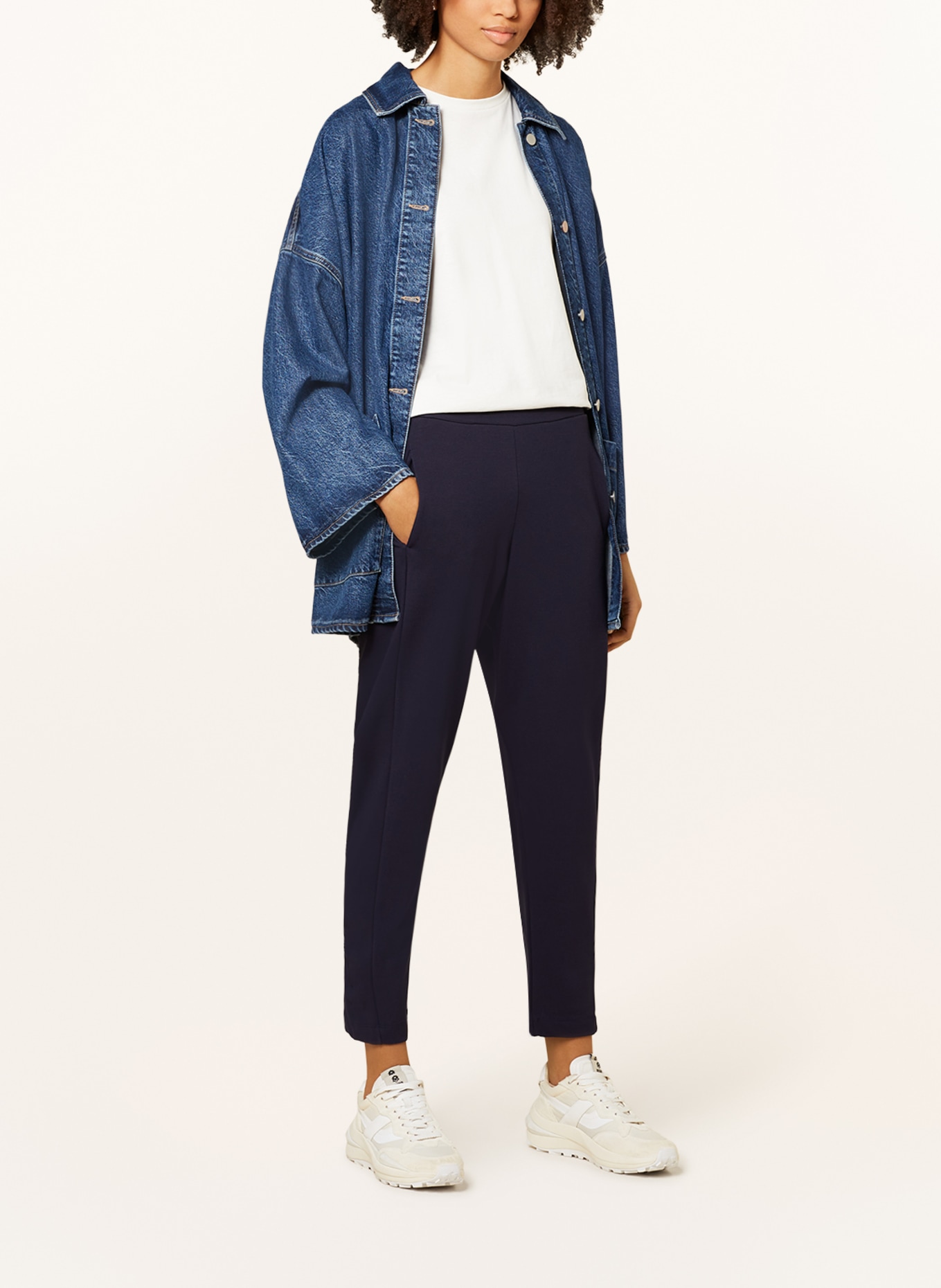 ARMEDANGELS 7/8-Jerseyhose MAGDAA: DUNKELBLAU