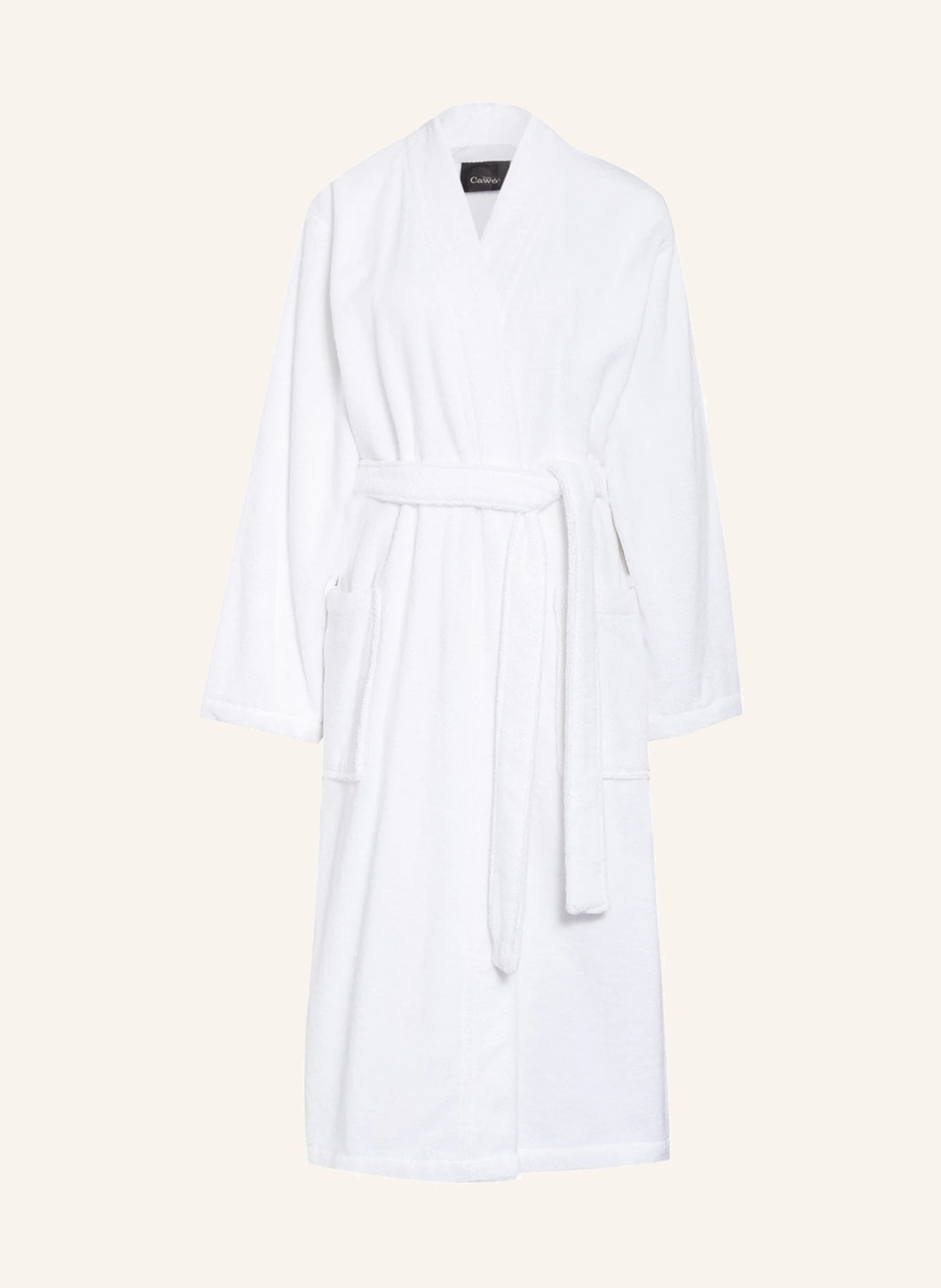 Cawö Women’s bathrobe , Color: WHITE (Image 1)