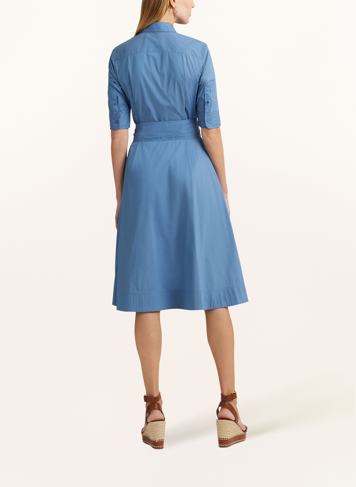 LAUREN RALPH LAUREN Shirt dress, Color: BLUE (Image 3)
