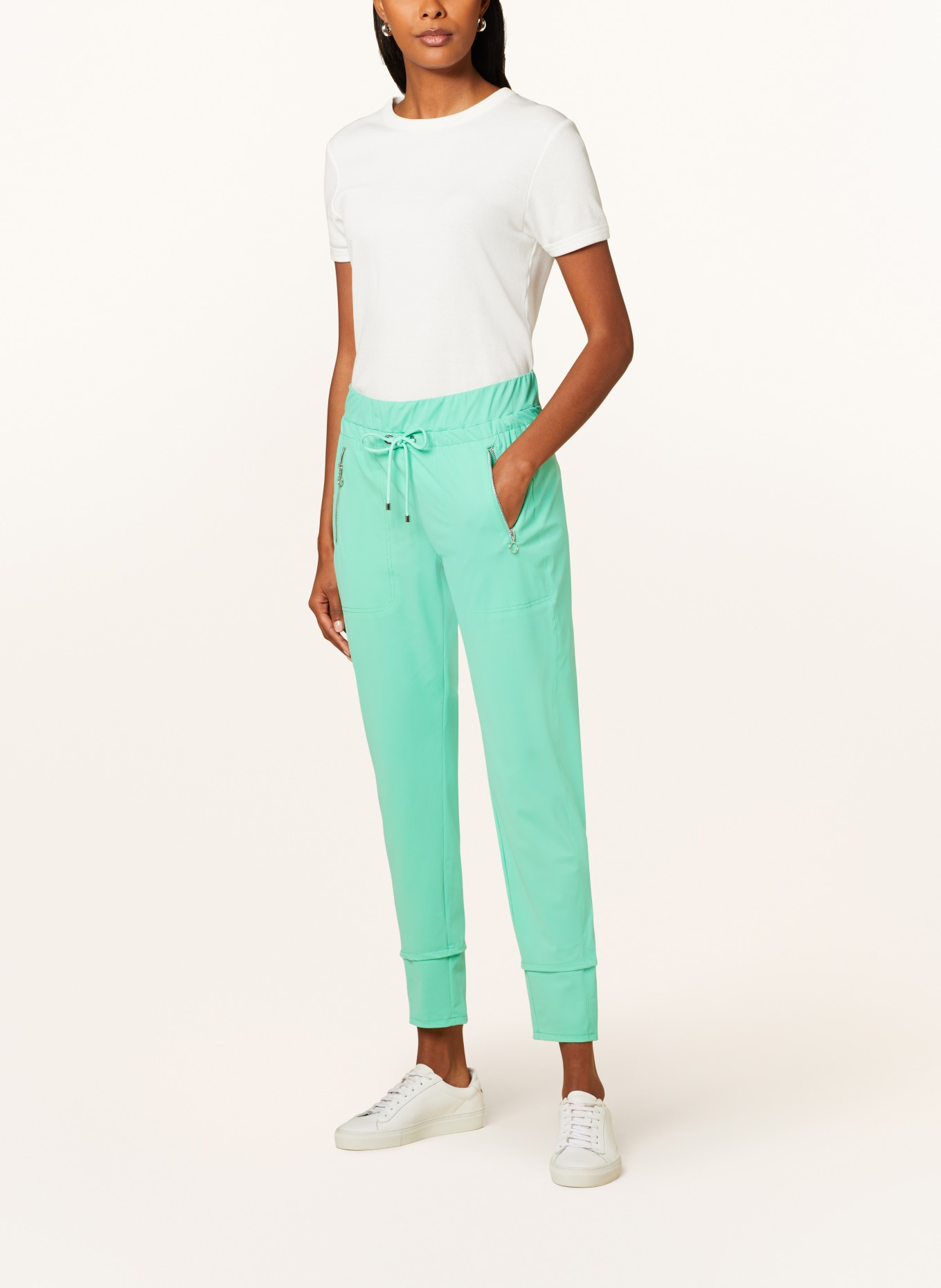 MAC Trousers EASY ACTIVE in jogger style, Color: MINT (Image 2)