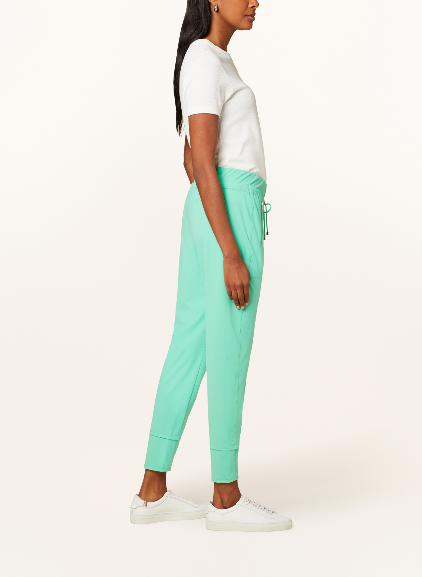 MAC Trousers EASY ACTIVE in jogger style, Color: MINT (Image 4)