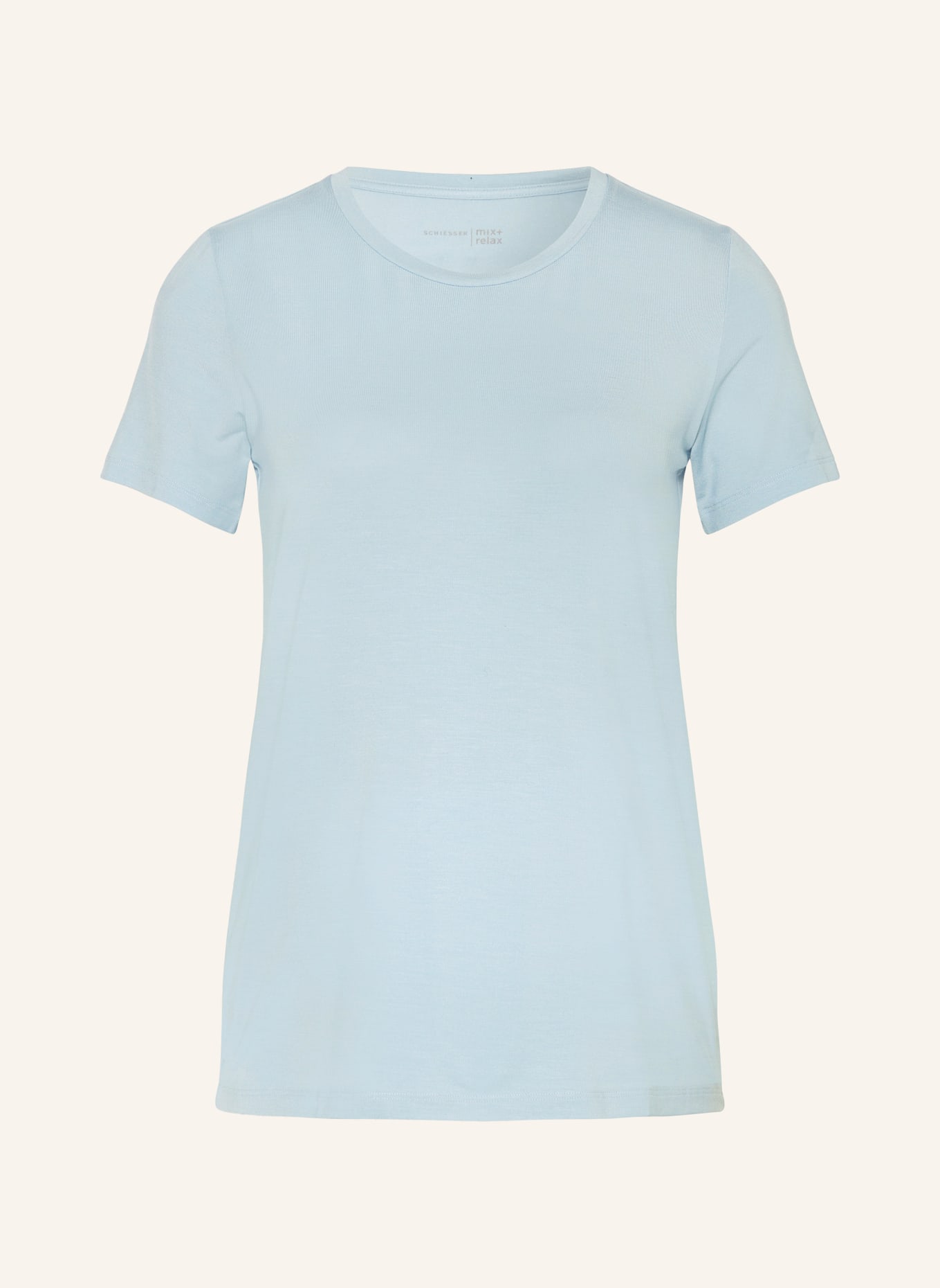 SCHIESSER Schlafshirt MIX+RELAX, Farbe: HELLBLAU (Bild 1)